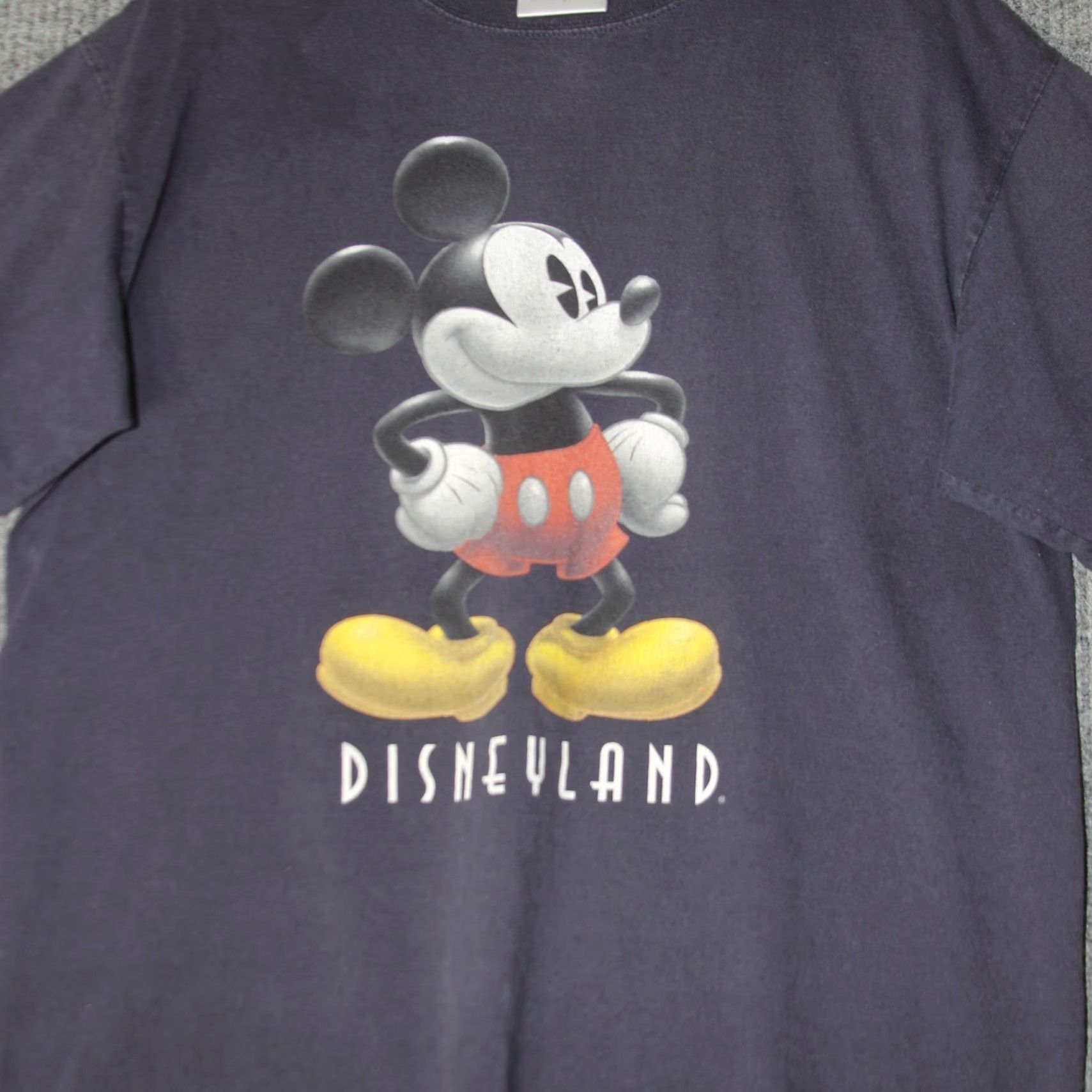 Disney VINTAGE Disney Disneyland Mickey Mouse T Shirt Mens L Navy Blue Graphic Tee Size US L / EU 52-54 / 3 - 2 Thumbnail