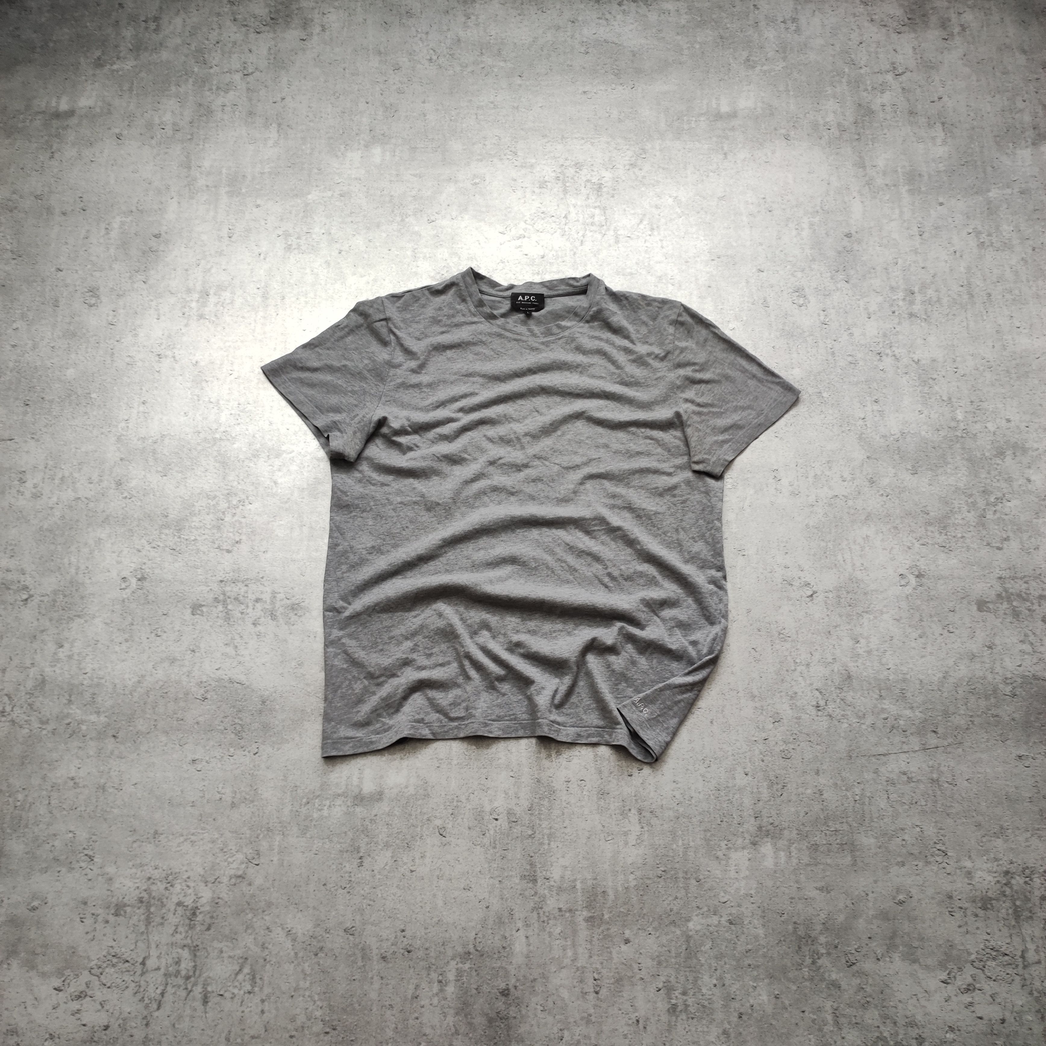 A.P.C. A.P.C Paris Classic Cotton Small Logo Tshirt Size US L / EU 52-54 / 3 - 1 Thumbnail