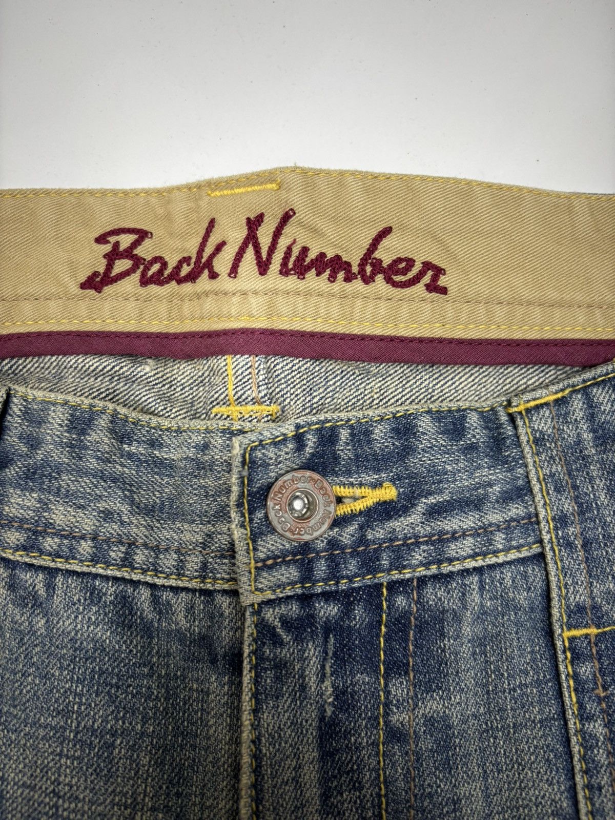 Kapital Vintage Japanese Back Number Mud Wash Bush Jeans Size US 32 / EU 48 - 11 Thumbnail