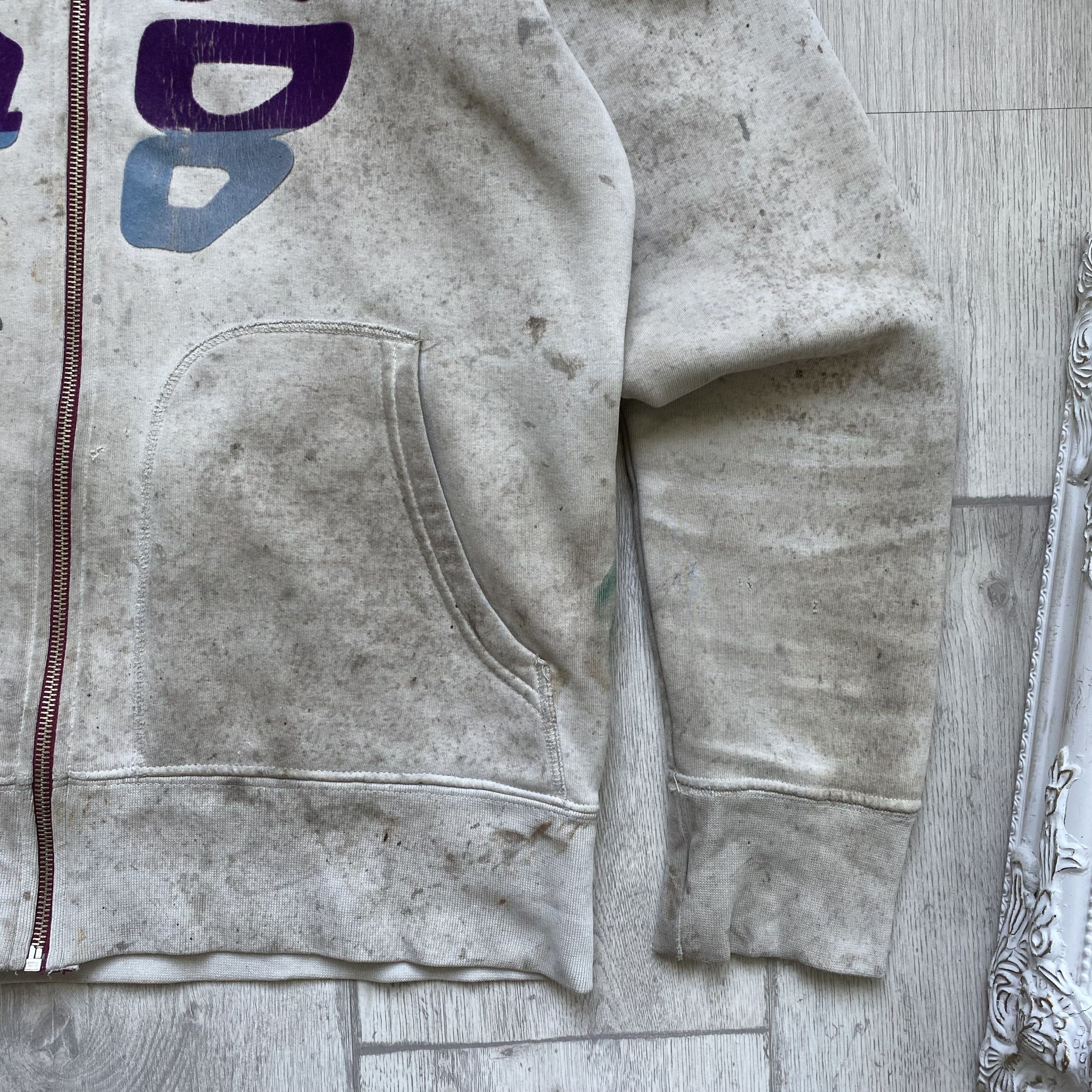 Diesel 👷🏼‍♂️Vintage Diesel Trashed zip hoodie Big logo Carhartt Size US S / EU 44-46 / 1 - 5 Thumbnail