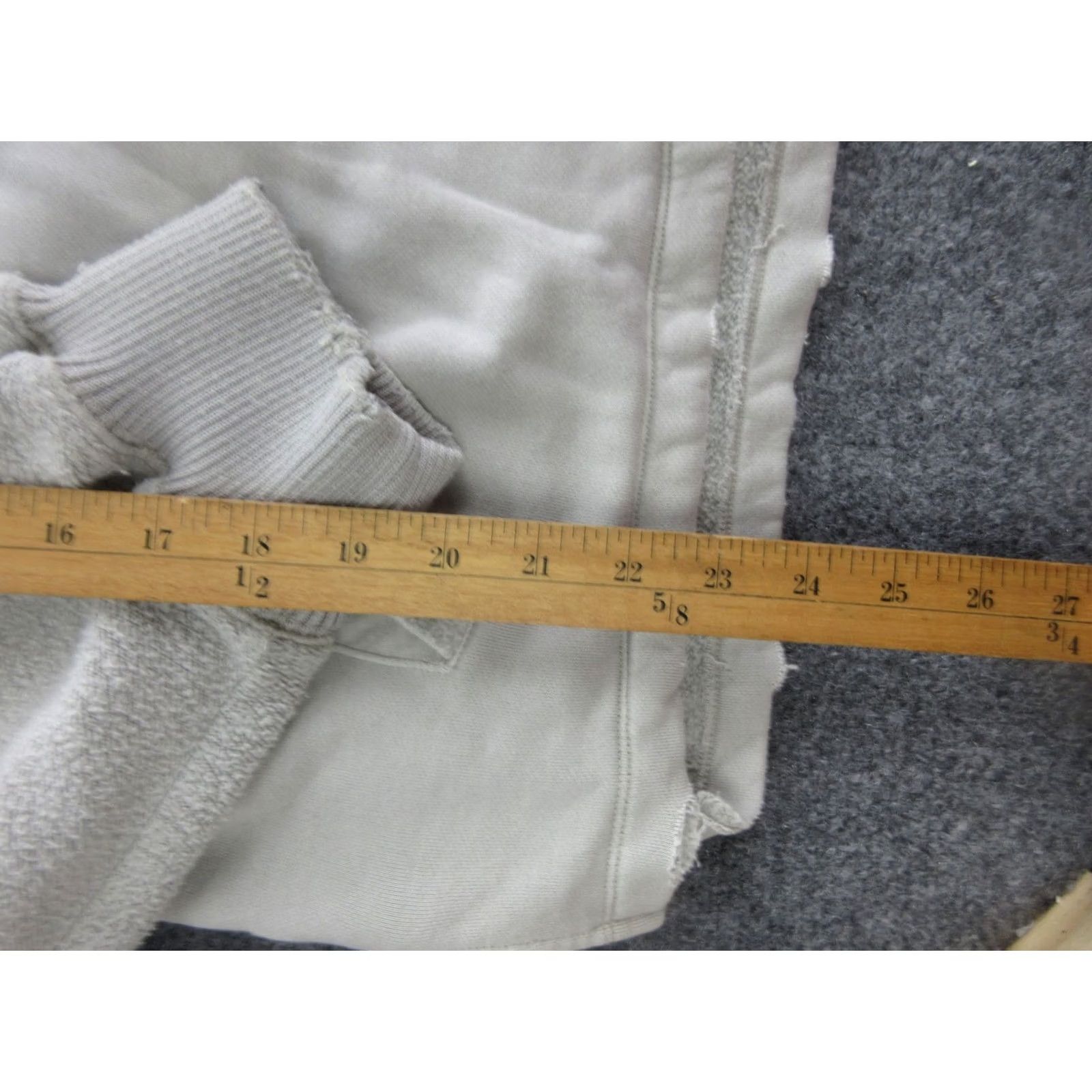 Vintage We The Free Hoodie Womens Large Gray Full Zip Pockets Fleece Sherpa Jacket Size L / US 10 / IT 46 - 6 Thumbnail