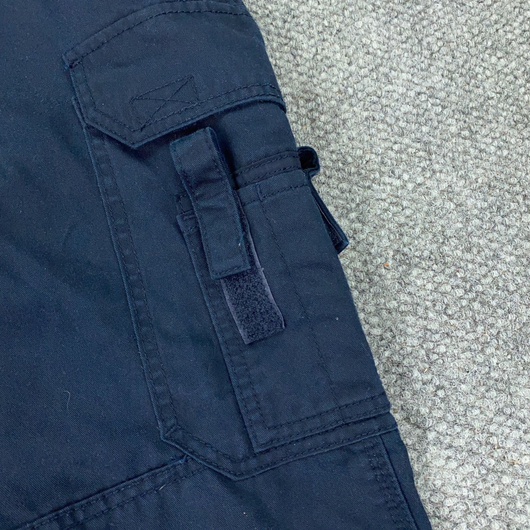 Vintage 5.11 Tactical Pants Mens Cargo Casual Workwear Canvas Blue 32x28 Inseam 28 Zip Front Flat Front Relaxed Regular Style 74310 Size US 32 / EU 48 - 4 Thumbnail
