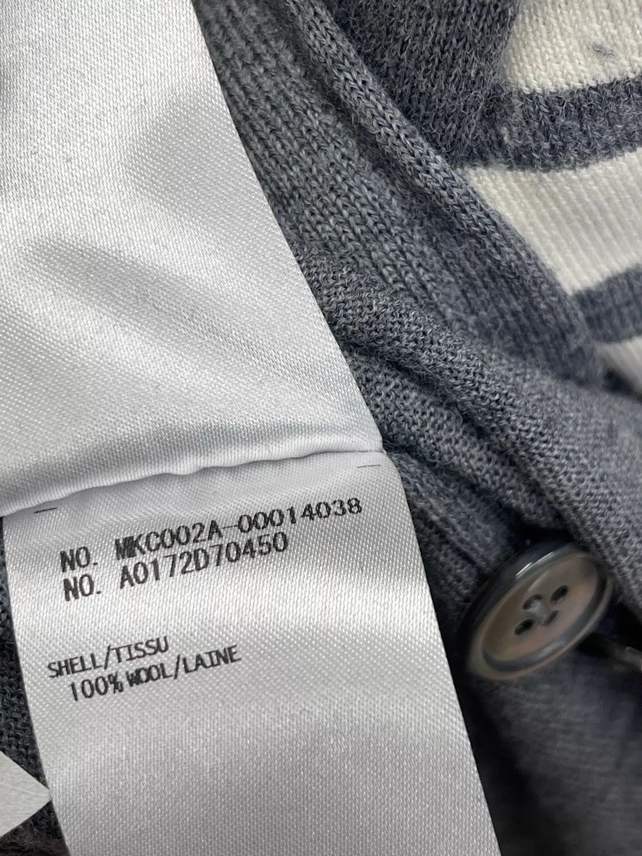 Thom Browne Thom Browne 4-Stripe Gray Knit Cardigan Size 5 Size US XXL / EU 58 / 5 - 4 Thumbnail