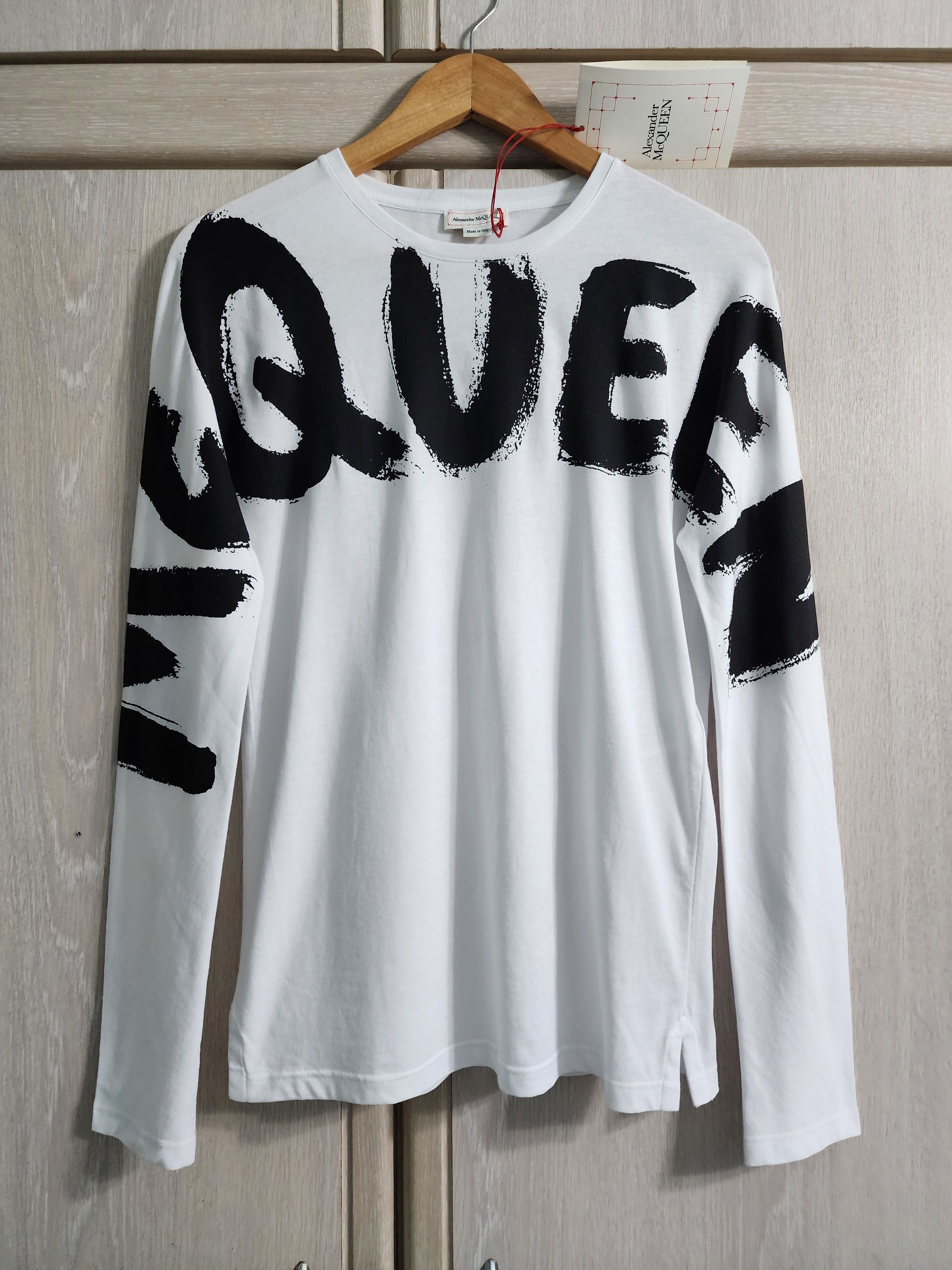 Alexander McQueen Graffiti Logo T-Shirt Size US XS / EU 42 / 0 - 1 Thumbnail