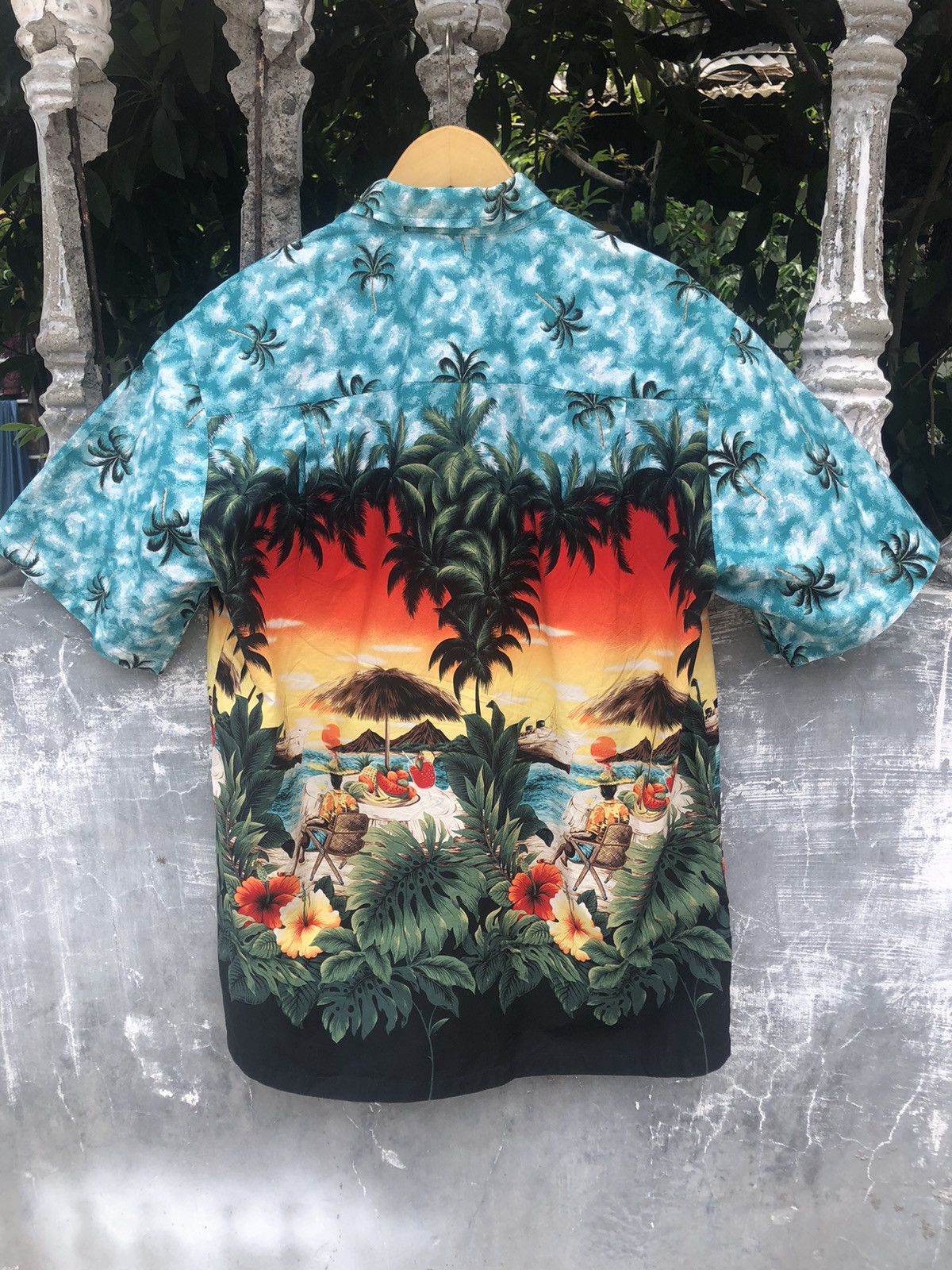 Vintage Vintage Evergreen Island Hawaiian Shirt Size US L / EU 52-54 / 3 - 2 Thumbnail
