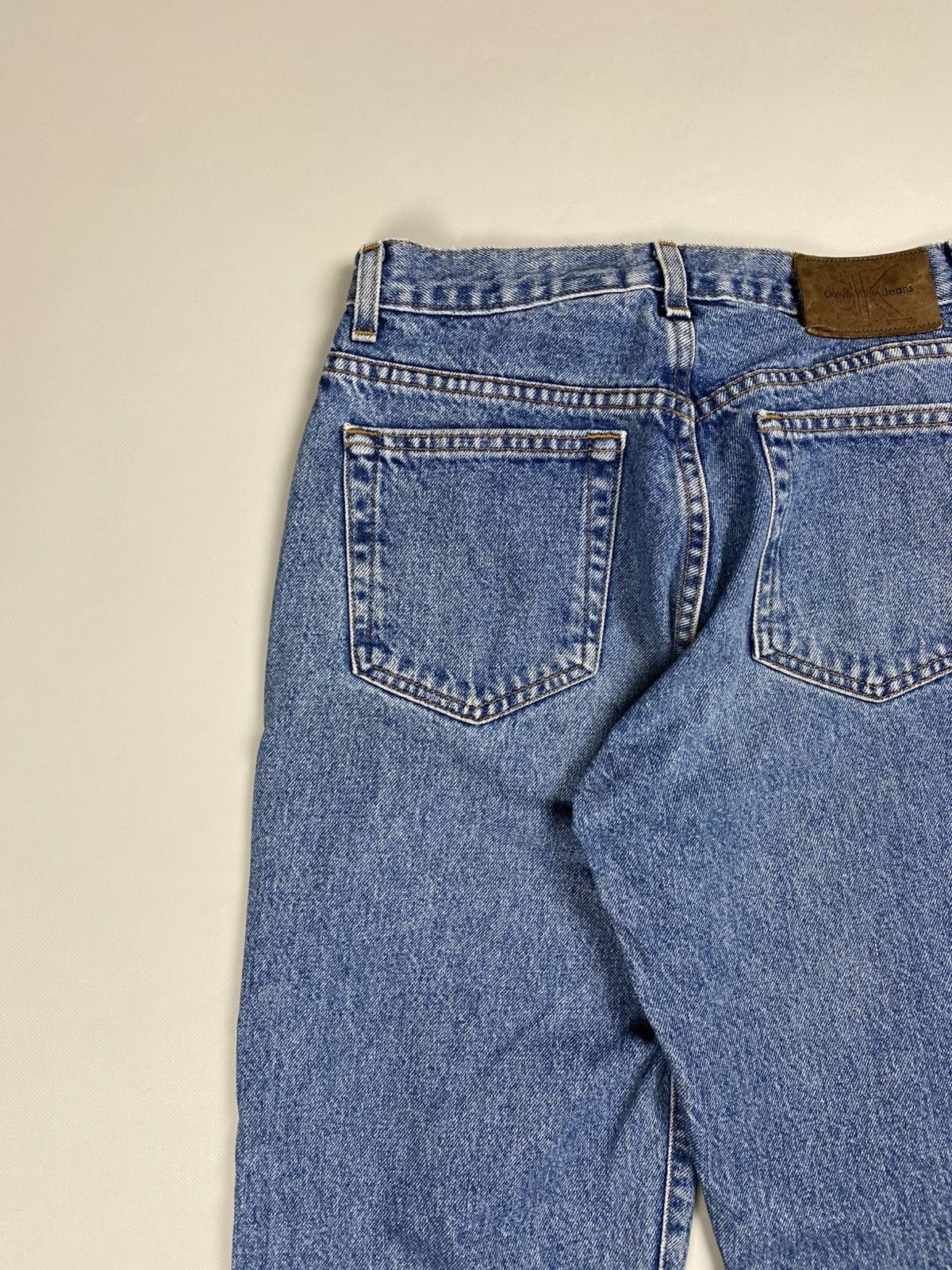 Calvin Klein × Vintage Calvin Klein Vintage 90s washed denim ladies jeans size 6 Size 28" / US 6 / IT 42 - 24 Thumbnail