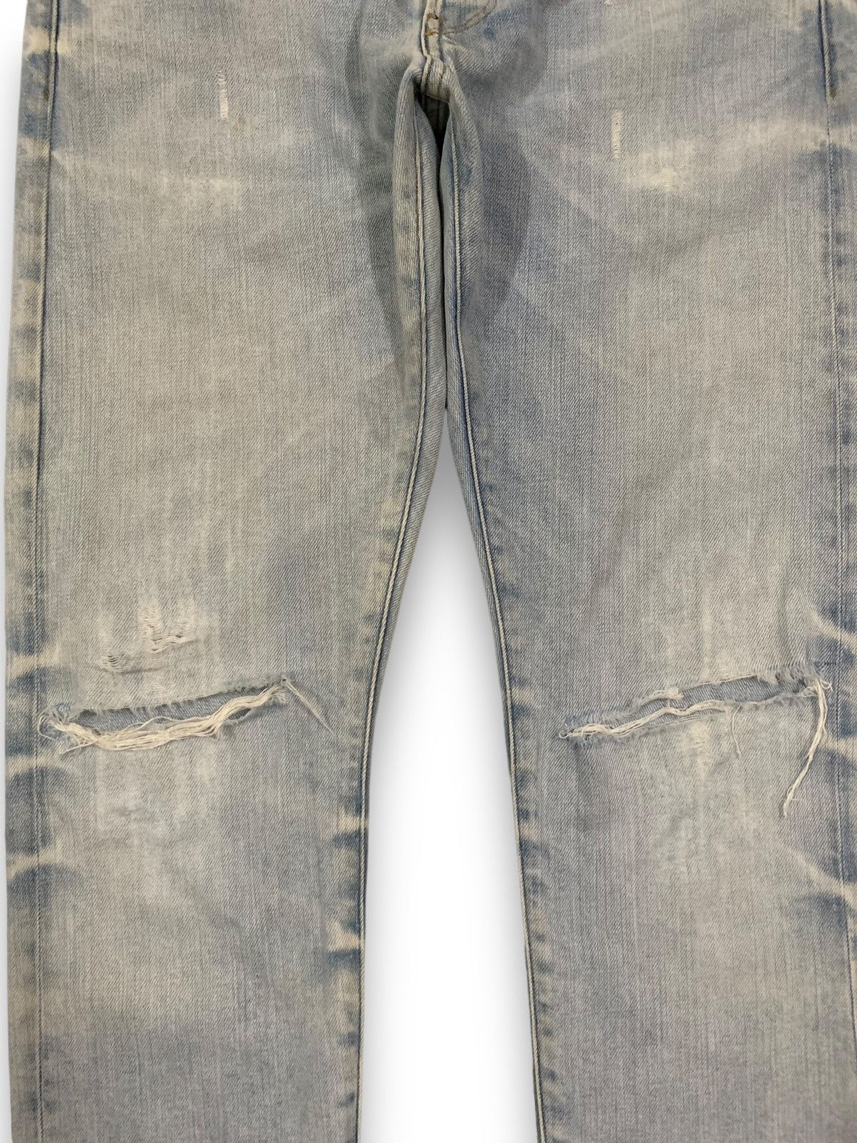G-Star Vintage G-Star Raw Blue Washed Distressed Grunge Jeans Size US 31 - 7 Thumbnail