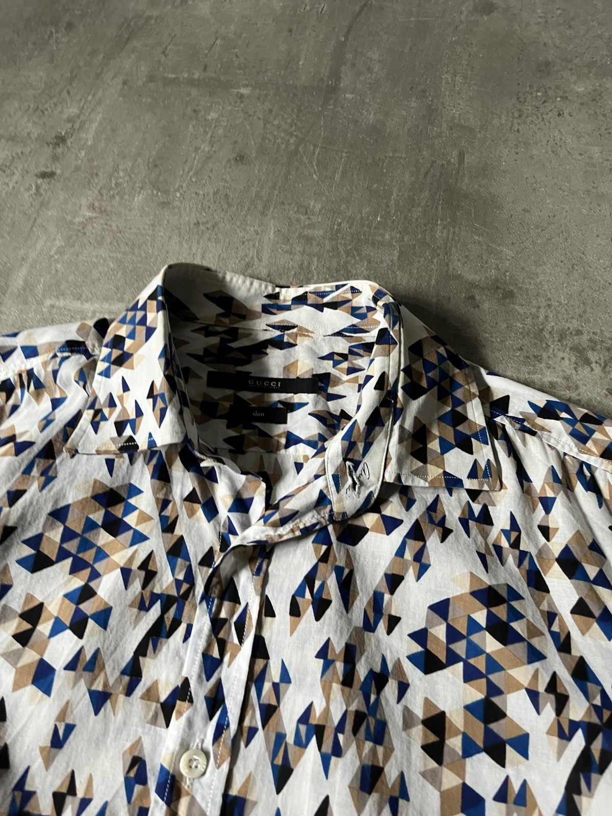 Gucci Gucci patterned cotton button up shirt multicolor Size US M / EU 48-50 / 2 - 5 Thumbnail