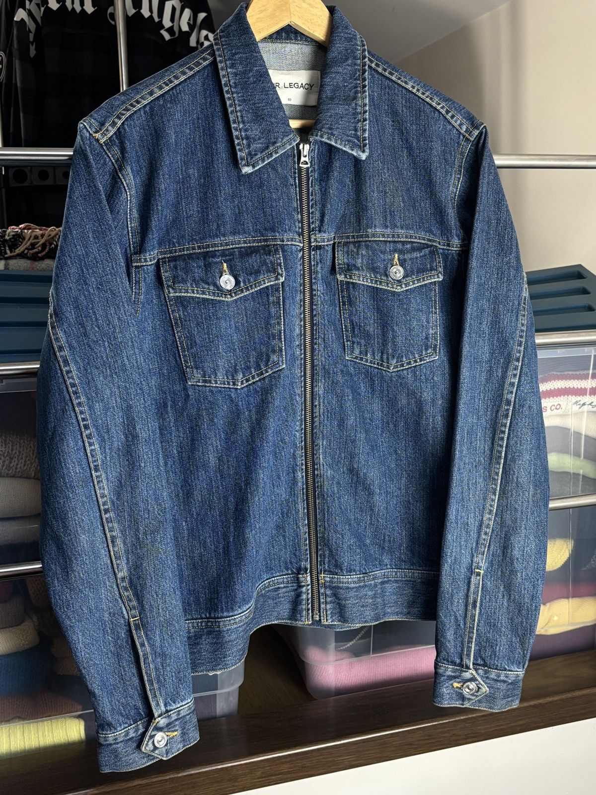 Our Legacy Our Legacy Vintage Zip Up Denim Jacket Size US M / EU 48-50 / 2 - 2 Thumbnail