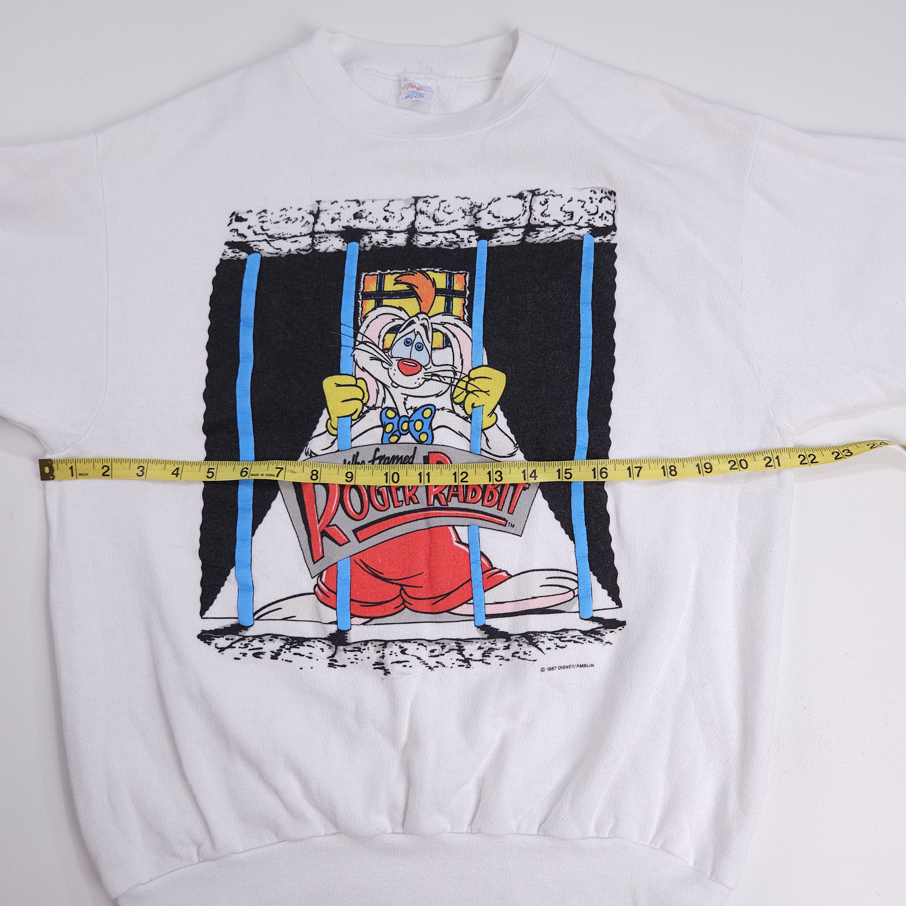 Disney Roger Rabbit Movie Promo Sweatshirt Crewneck Disney XL/Large Size US XL / EU 56 / 4 - 6 Thumbnail