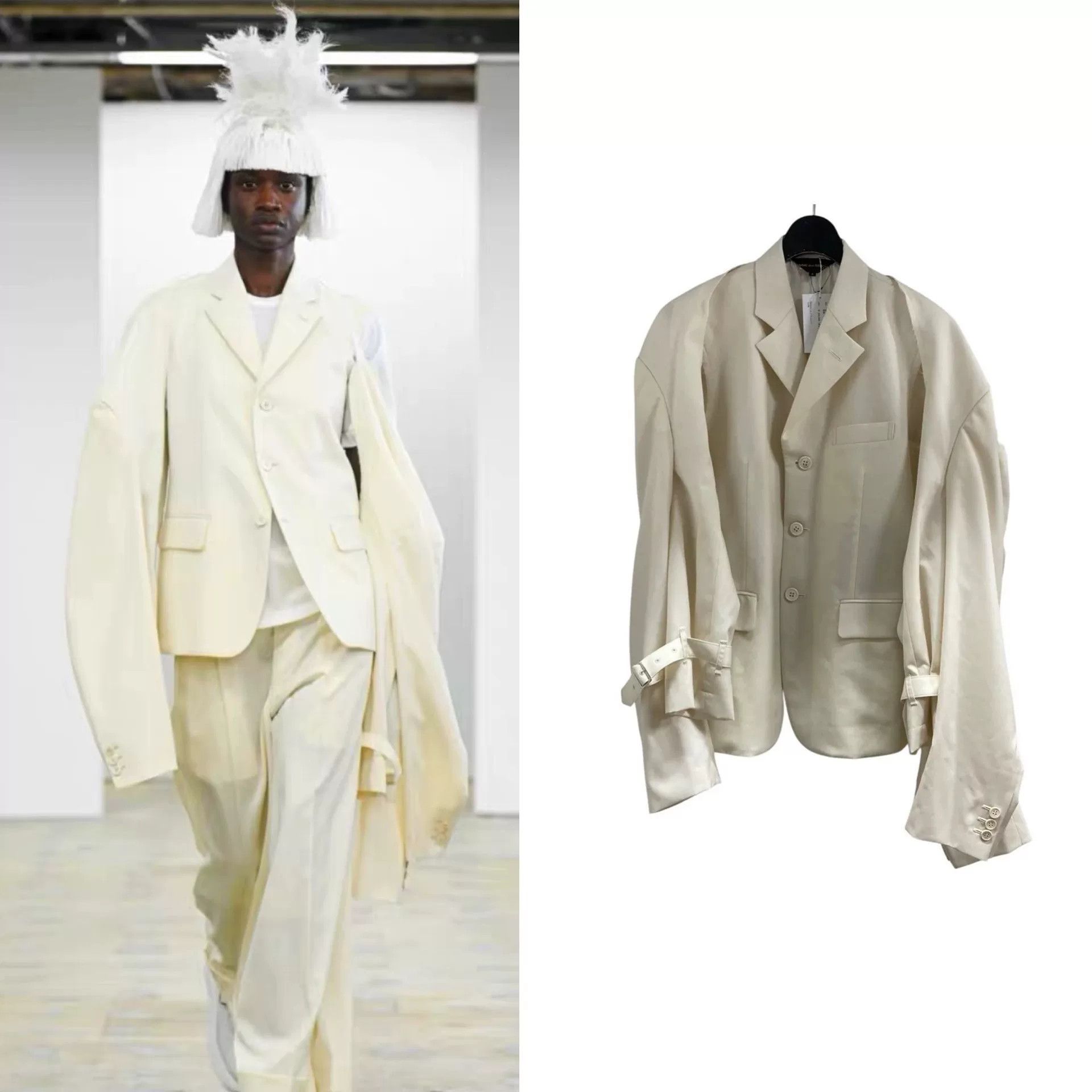 Comme des Garcons COMME des GARCONS 25ss Deconstructed Blazer Size US S / EU 44-46 / 1 - 1 Thumbnail