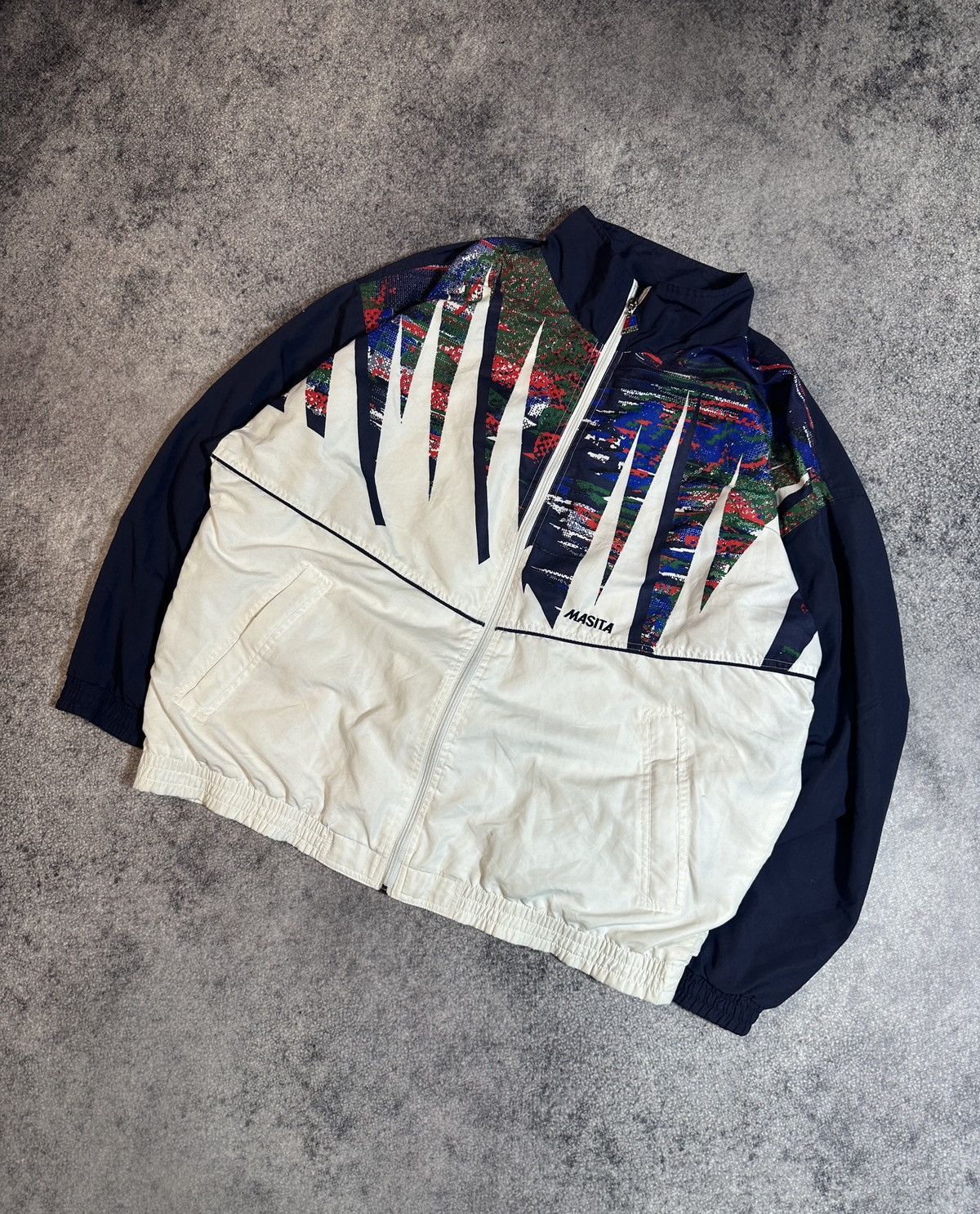 Vintage Vintage zip up jacket Streetwear hype 90s Style Adidas XL Size US XL / EU 56 / 4 - 1 Thumbnail