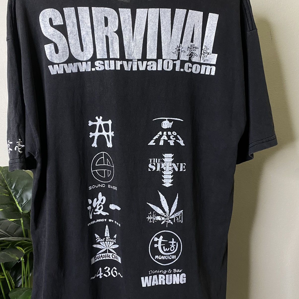 Japanese Brand × Vintage Vintage 2000s Survival 01 Organized A Revolution Faded Black Size US L / EU 52-54 / 3 - 2 Thumbnail