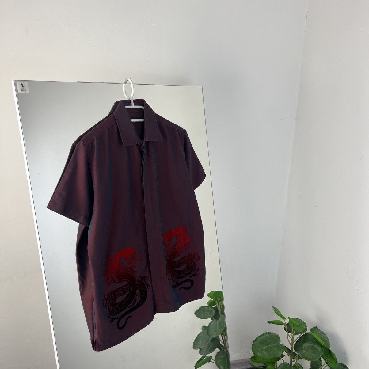 Vintage Vintage Y2K Japanese Dragon Button Up Shirt Size US M / EU 48-50 / 2 - 1 Thumbnail