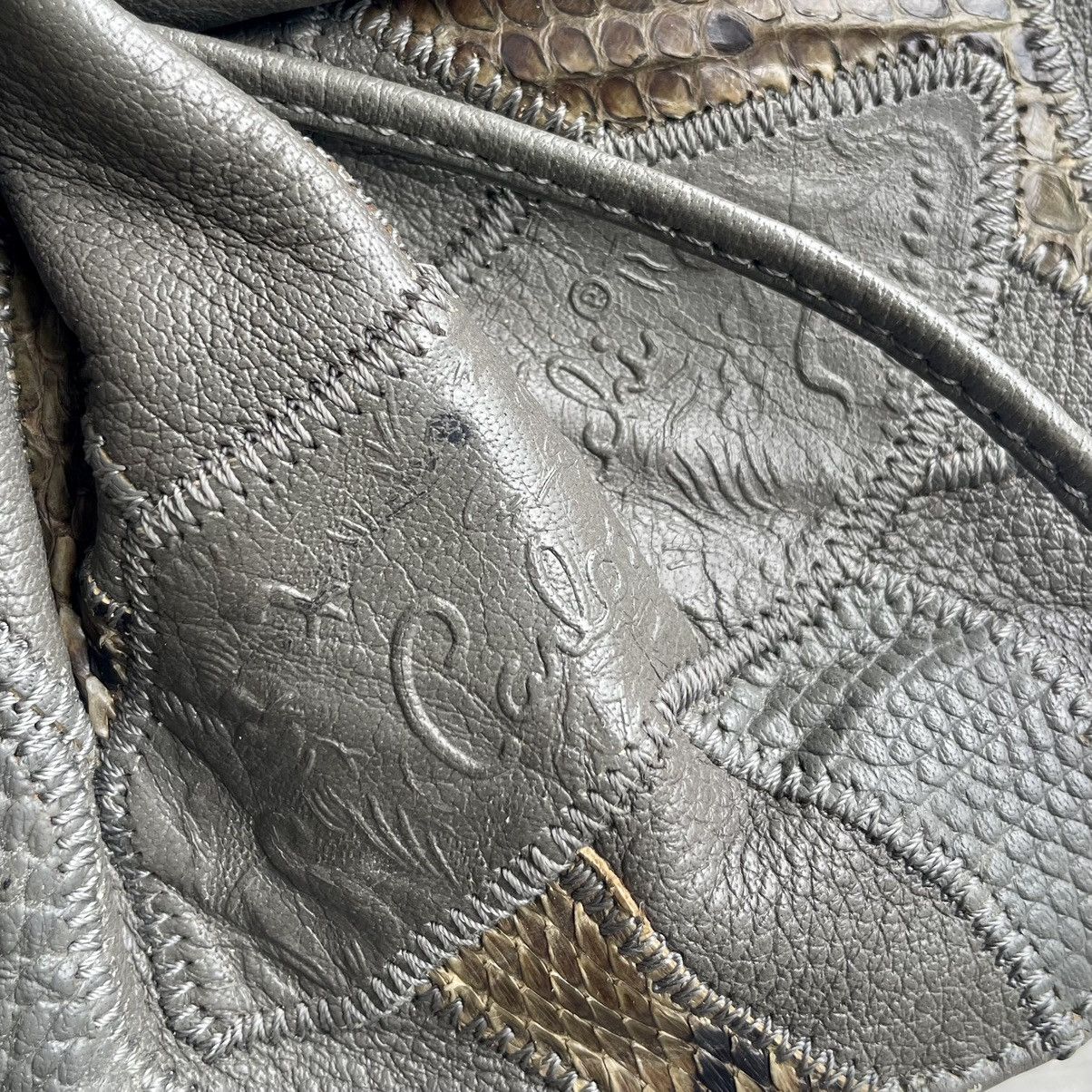 Vintage 🔥 Vintage 80's Carlos Falchi Butterfly Python Crossbody Size ONE SIZE - 10 Thumbnail