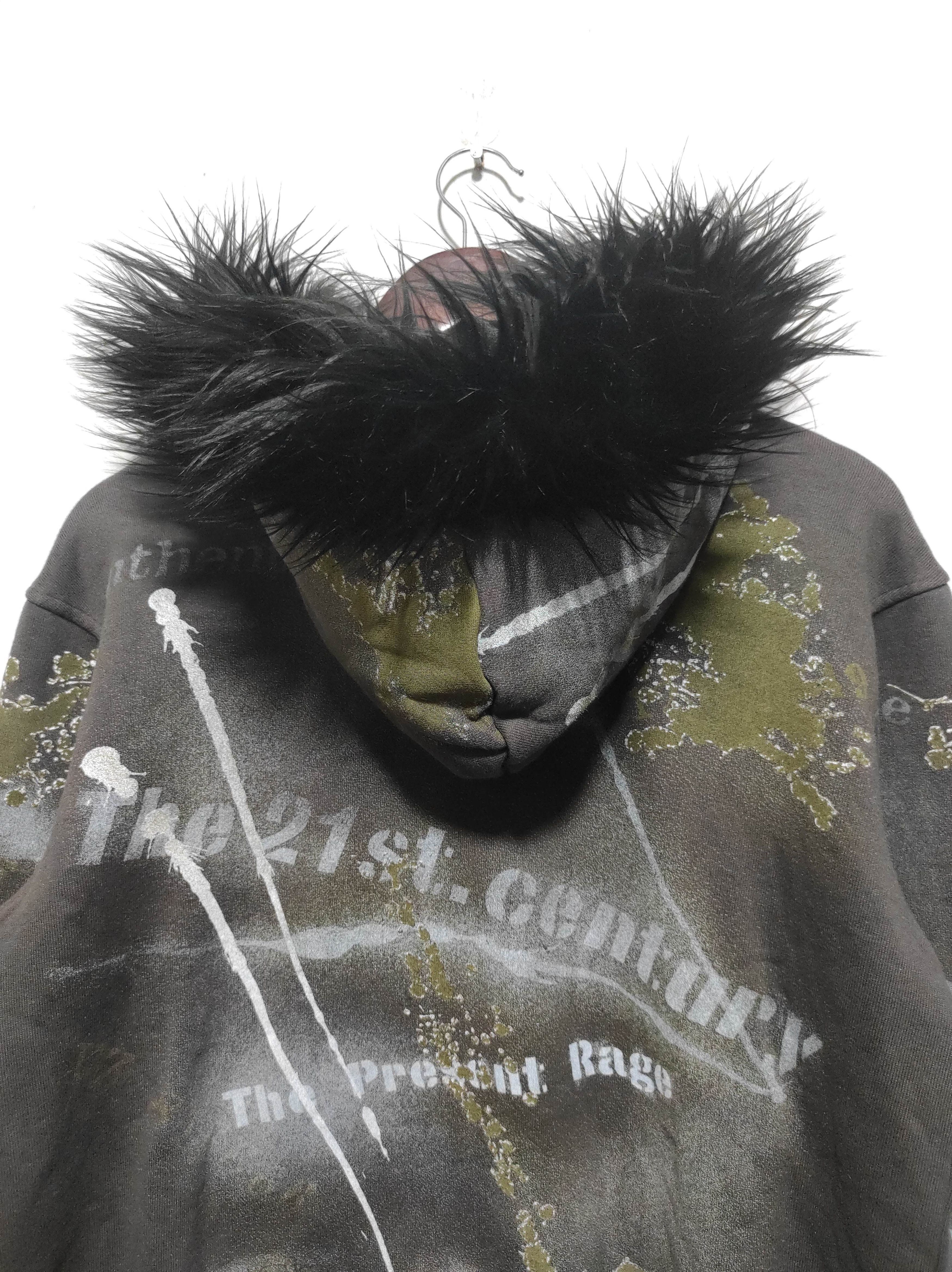 Japanese Brand Power to the People zip fur hoodie ifsix LGB style Size US M / EU 48-50 / 2 - 16 Thumbnail
