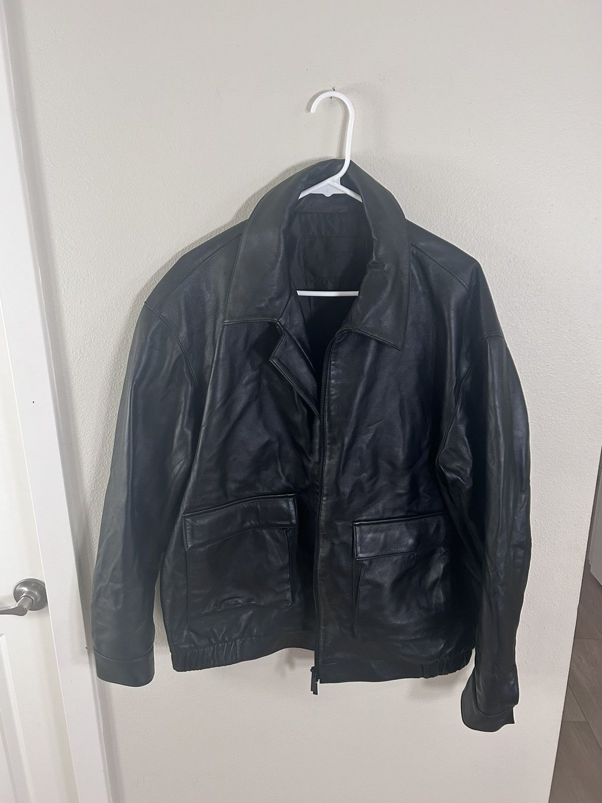 Allsaints Left Seoul Leather Jacket Size US L / EU 52-54 / 3 - 2 Thumbnail