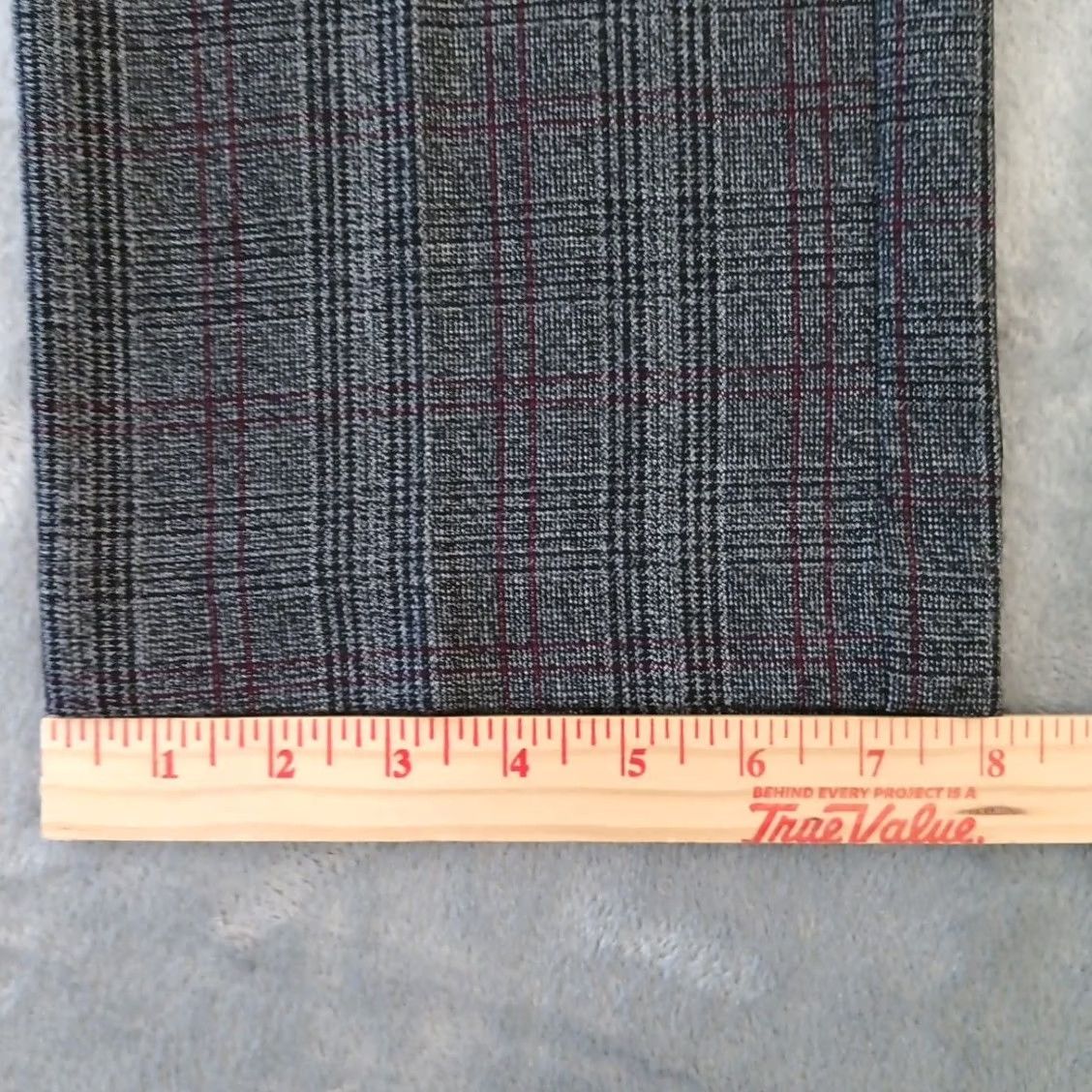 Vintage Dressbarn Dress Pants Womens Size 8 Gray Purple Plaid Pockets 29x30 High Rise Size 30" / US 8 / IT 44 - 7 Thumbnail