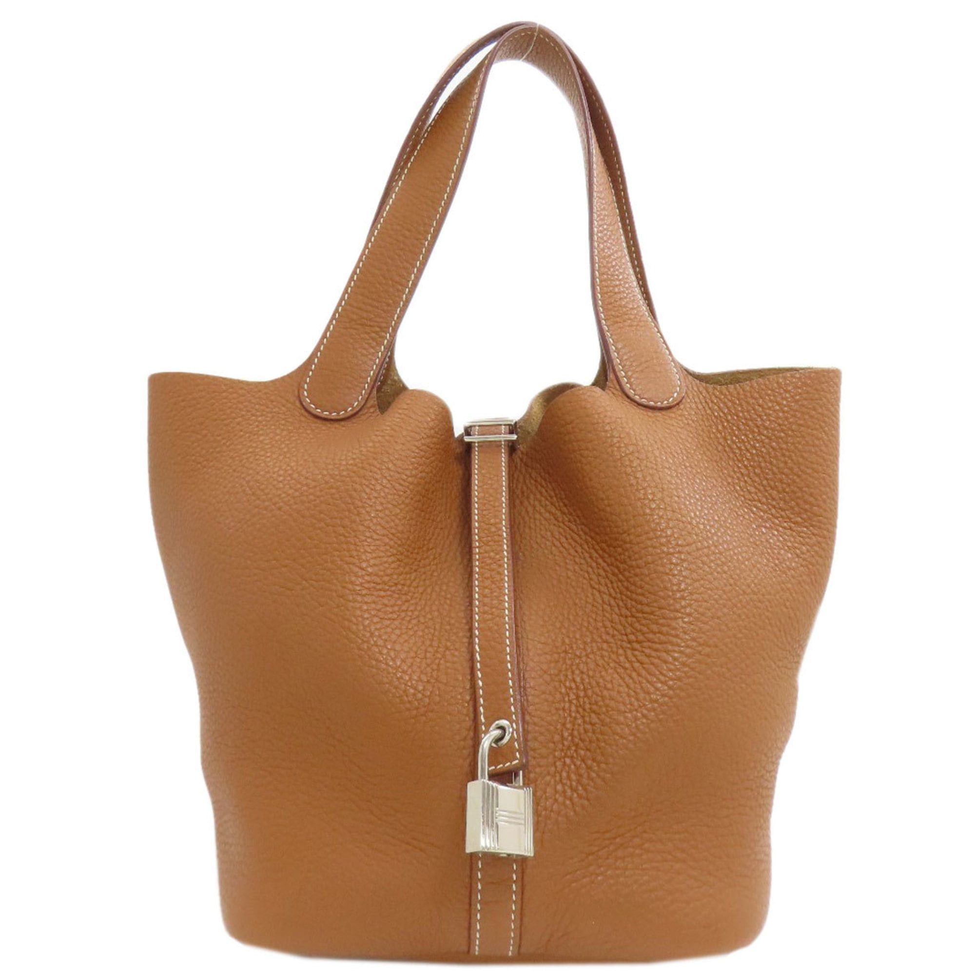 Hermes Hermès Picotin Lock MM Handbag with Silver Hardware, Taurillon, Women's, HERMES Size ONE SIZE - 1 Thumbnail