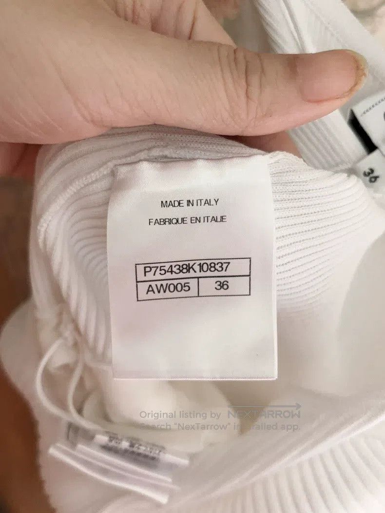 Chanel Chanel 23A Handicraft Workshop White Hollow Dress Size XS / US 0-2 / IT 36-38 - 6 Thumbnail