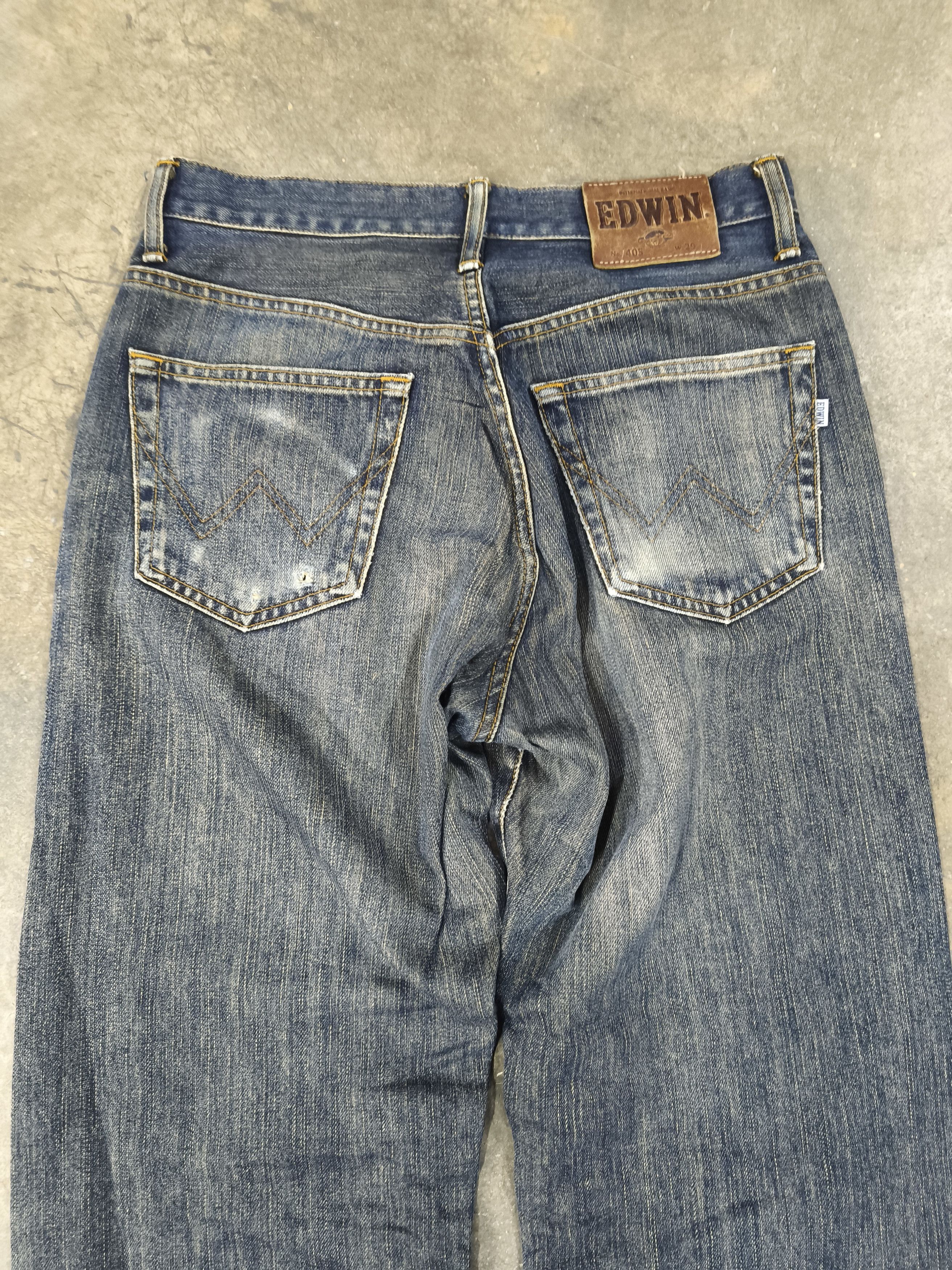 Beauty Beast Flare🔥🔥🔥 Vintage Edwin Jeans distressed if six was nine Size US 30 / EU 46 - 5 Thumbnail