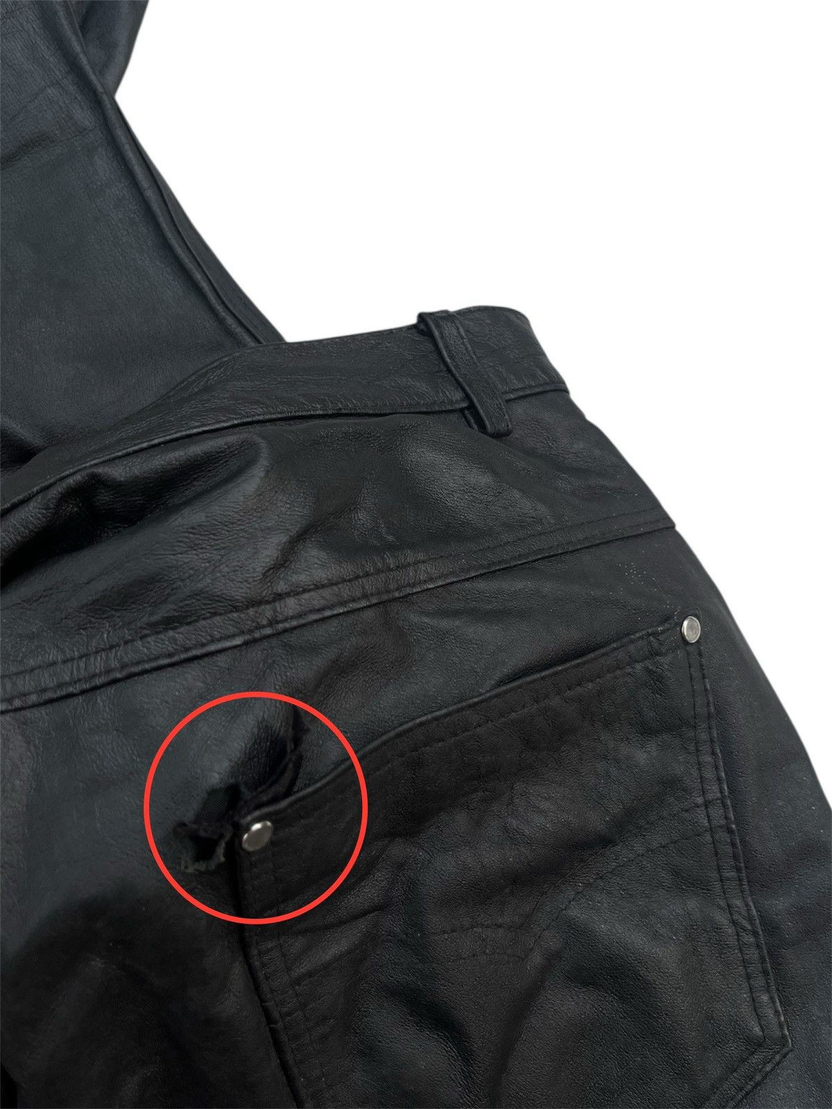Genuine Leather × Leather Gianni Mariolano Leather Pants Size US 32 / EU 48 - 7 Thumbnail