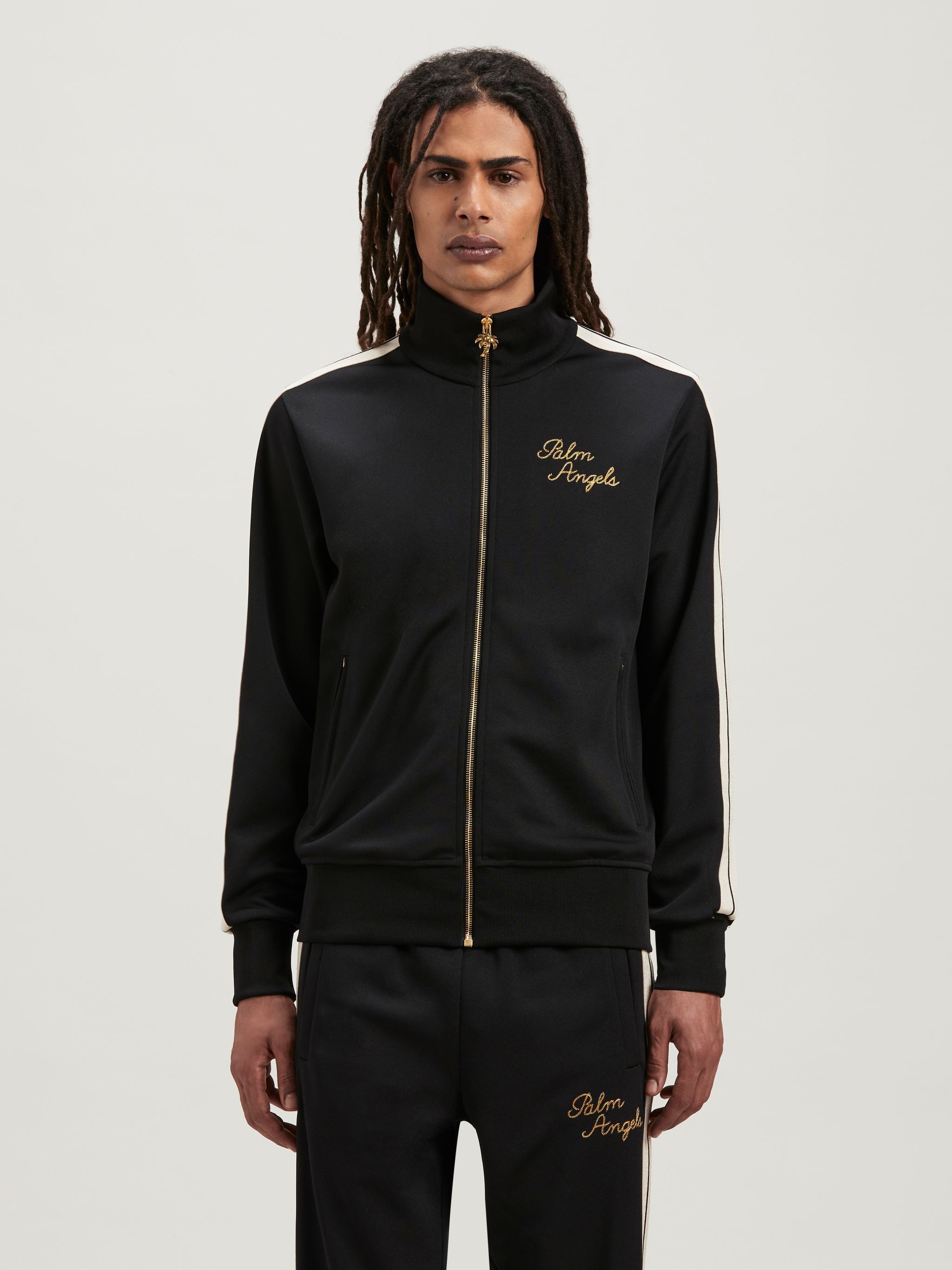Palm Angels o1in1s1024 Q:1 / Palm Paris Track Jacket in Black Size US S / EU 44-46 / 1 - 3 Thumbnail