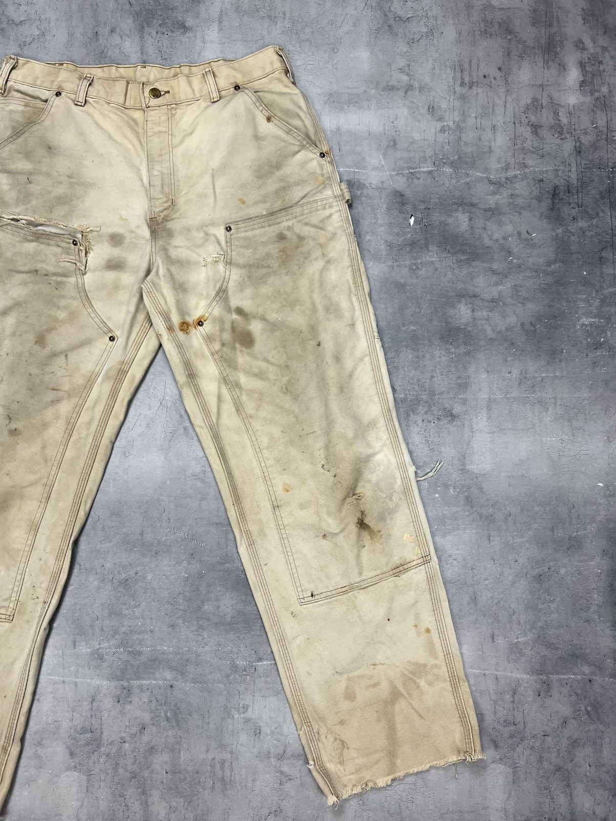 Carhartt × Vintage vintage carhartt double knee carpenter pants 34x34 Size US 34 / EU 50 - 7 Thumbnail