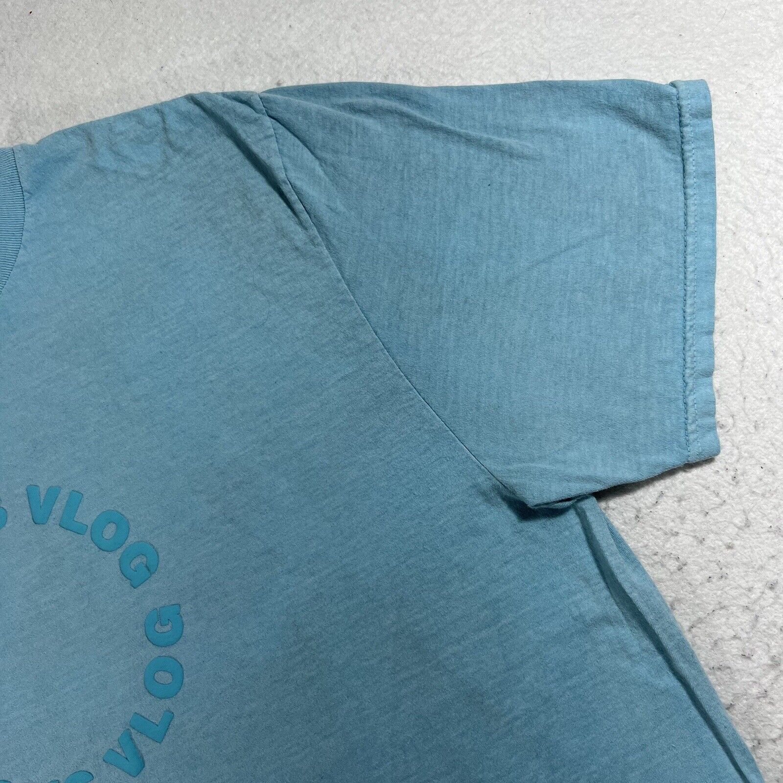 Other David's Vlog XXL Light Blue David Dobrick Graphic T Shirt Size US XXL / EU 58 / 5 - 4 Thumbnail