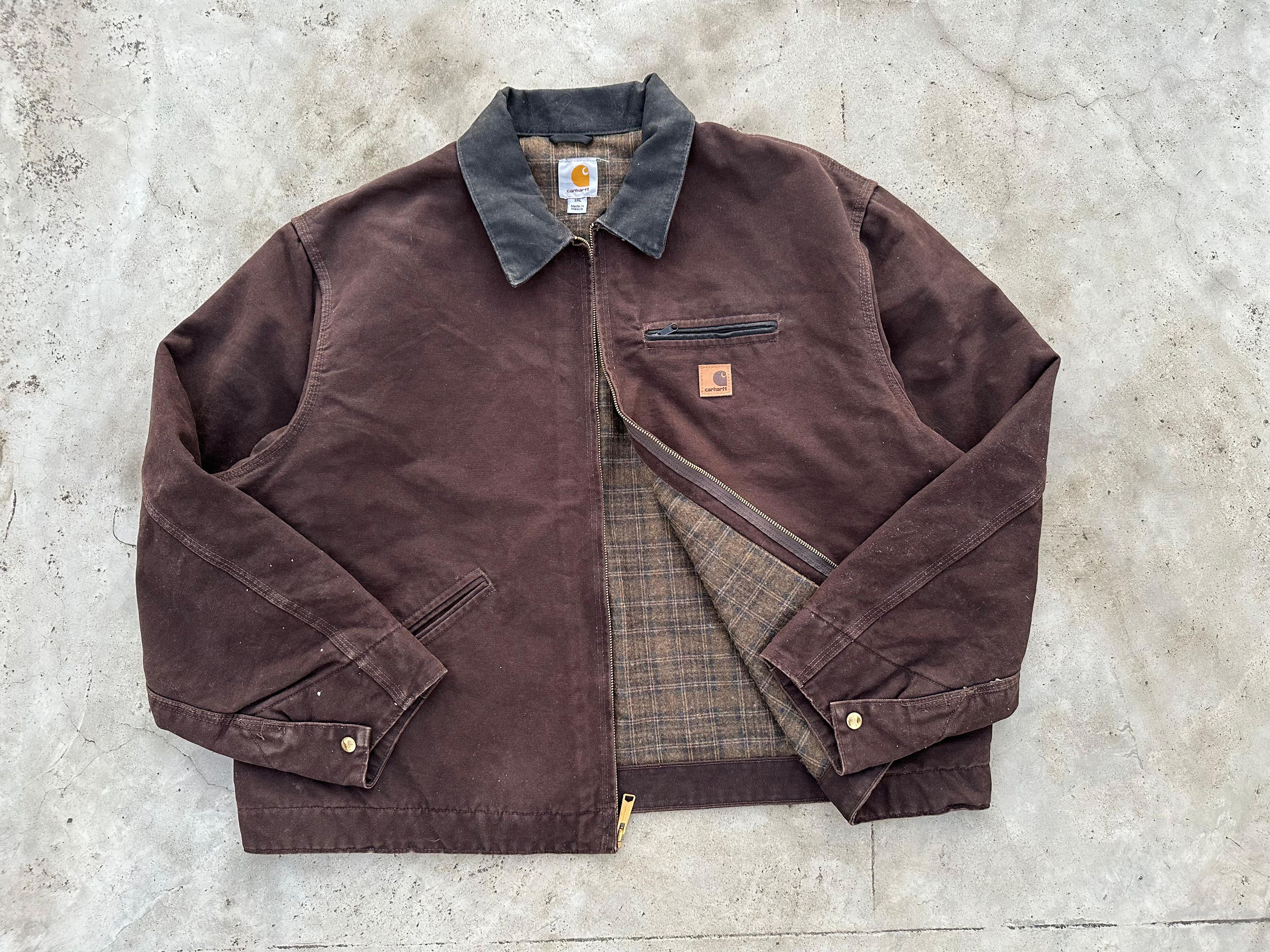 Carhartt Vintage Carhartt Detroit jacket J97 DKB Size US XXL / EU 58 / 5 - 6 Thumbnail