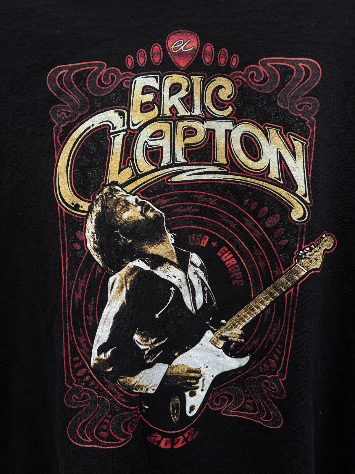 Band Tees Eric Clapton Rock Band 2022 Tour T-shirt Size US L / EU 52-54 / 3 - 2 Thumbnail