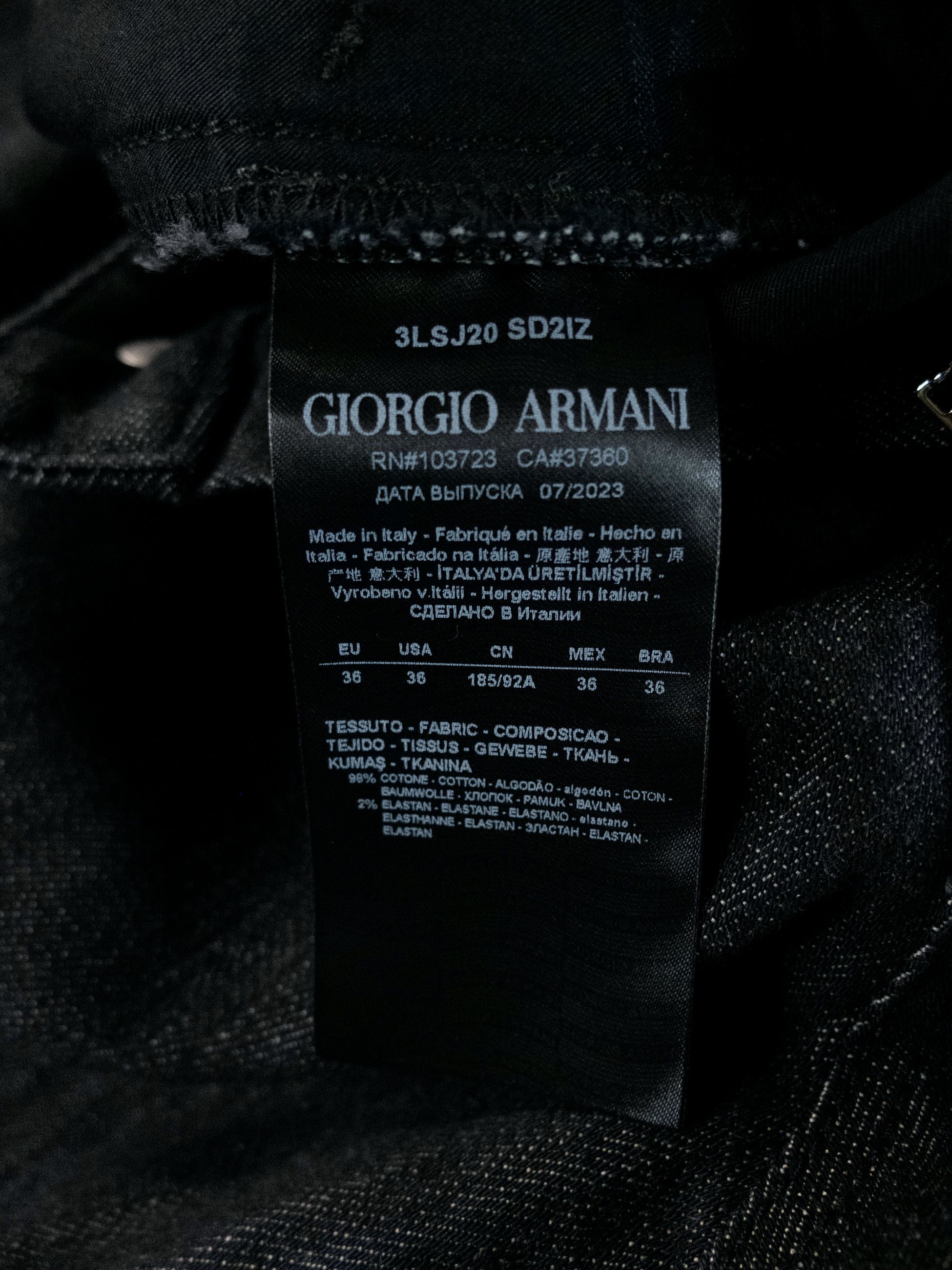 Giorgio Armani GIORGIO ARMANI mainline dark gray jeans Size 36 Size US 36 / EU 52 - 10 Thumbnail