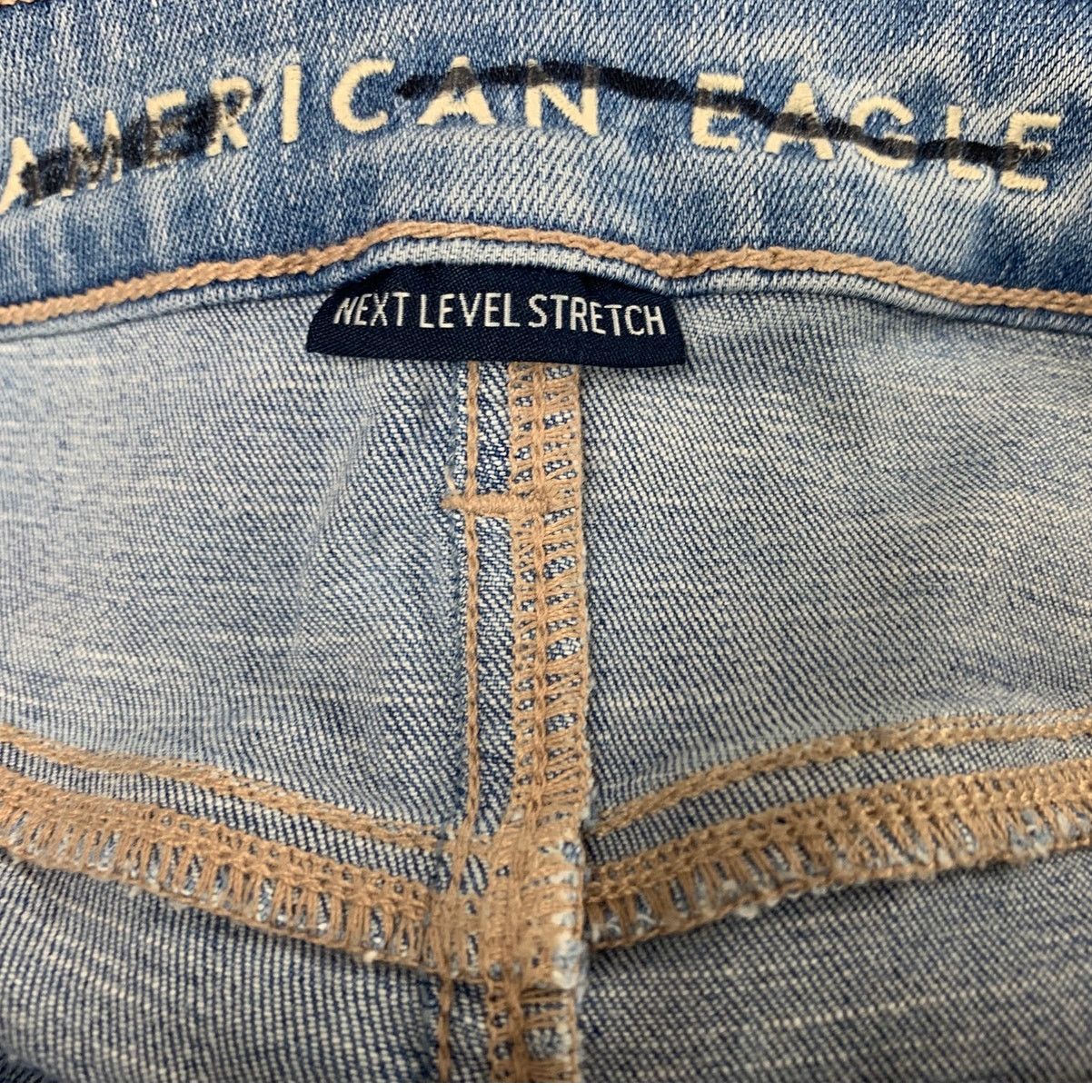 American Eagle Outfitters New American Eagle Womens 6 Cotton Blend Denim Jegging Jeans Size 28" / US 6 / IT 42 - 7 Thumbnail