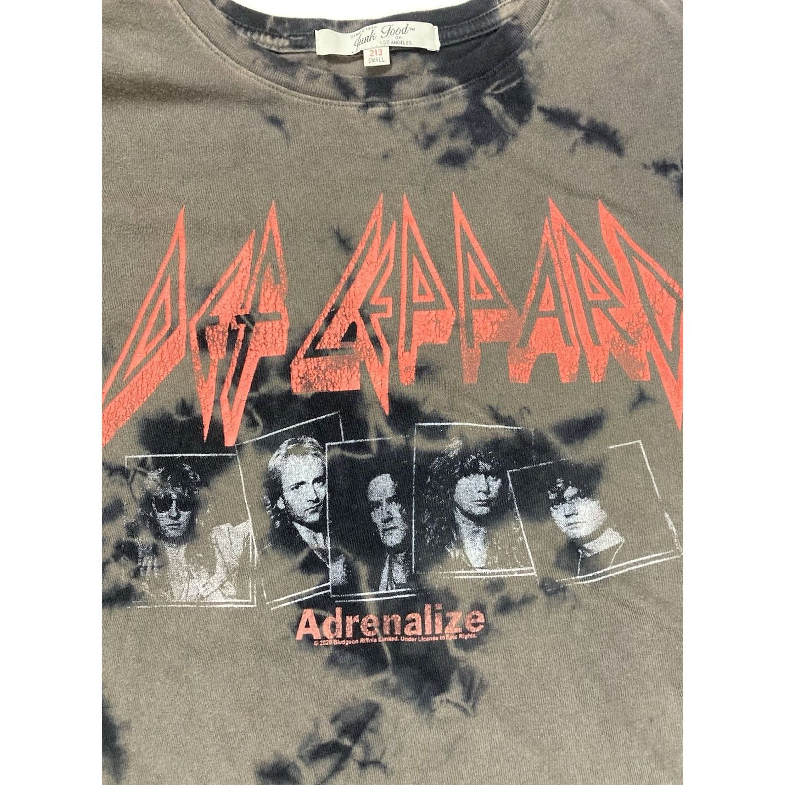 Junk Food VINTAGE Def Leppard Adrenalize Tour Live 1992 Graphic T-shirt Women Small Tie Dye Music Shirt Size S / US 4 / IT 40 - 2 Thumbnail