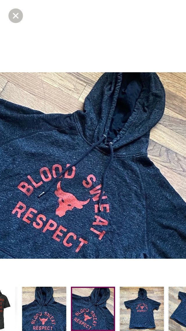 Under Armour Under Armour X UA Project Rock Blood Sweat Respect Hoodie XL Size US XL / EU 56 / 4 - 4 Thumbnail