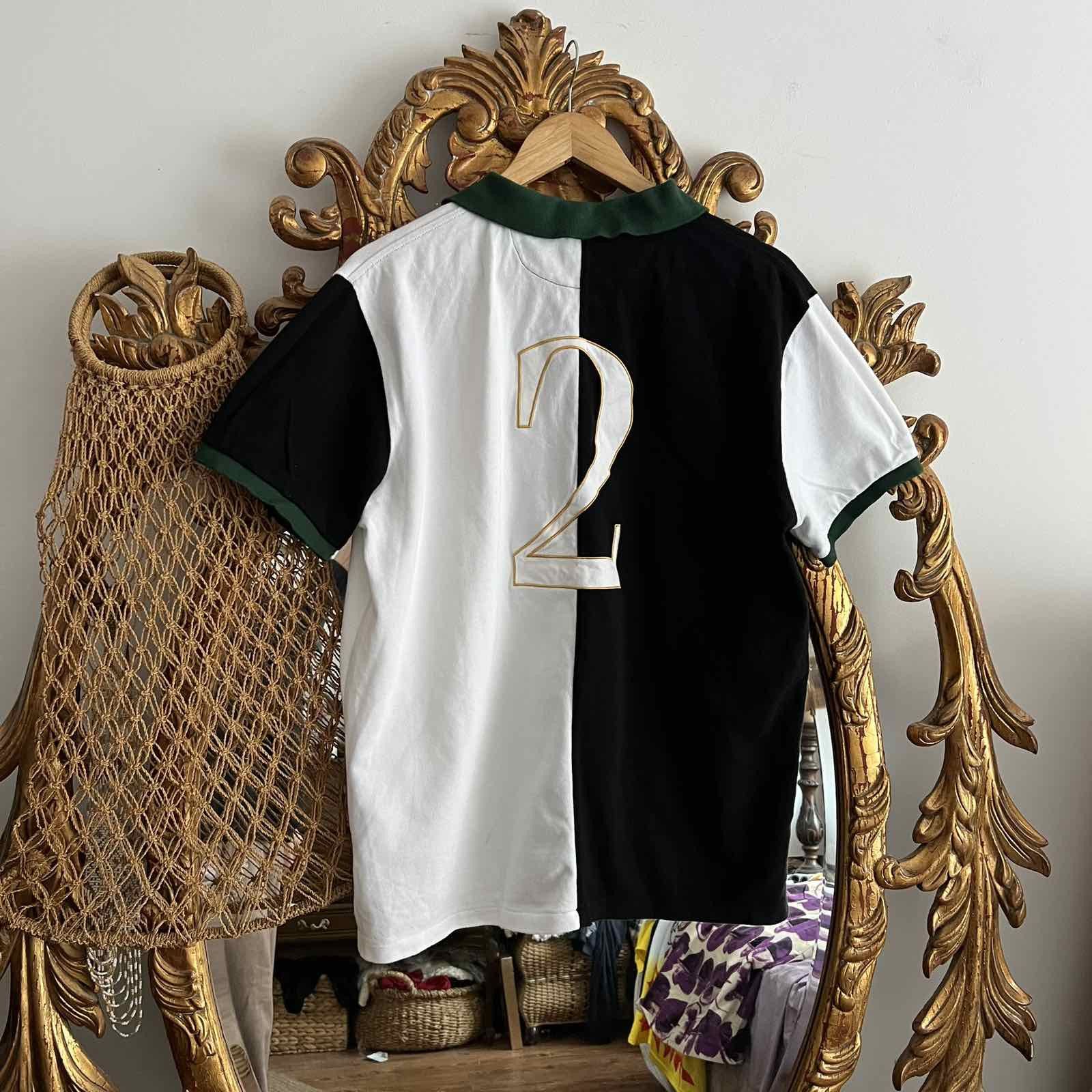 Polo Ralph Lauren × Vintage Vintage 90s Polo Ralph Lauren Blackwatch Polo Tshirt Size US L / EU 52-54 / 3 - 2 Thumbnail