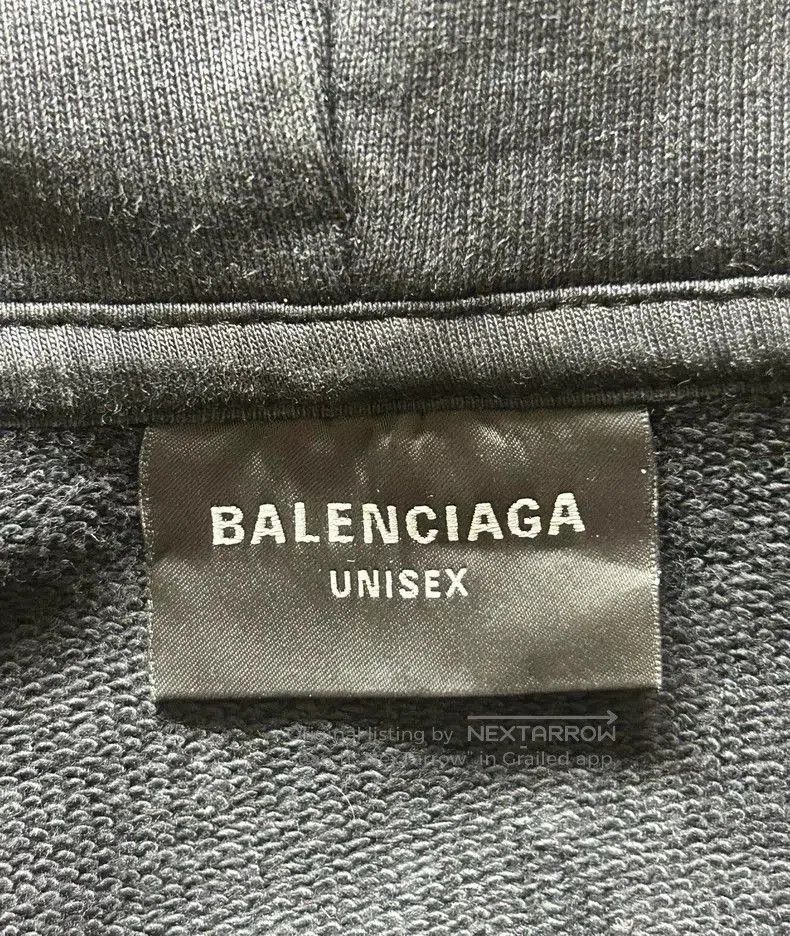 Balenciaga Balenciaga Crystal Zip Hoodie M. Size US M / EU 48-50 / 2 - 3 Thumbnail
