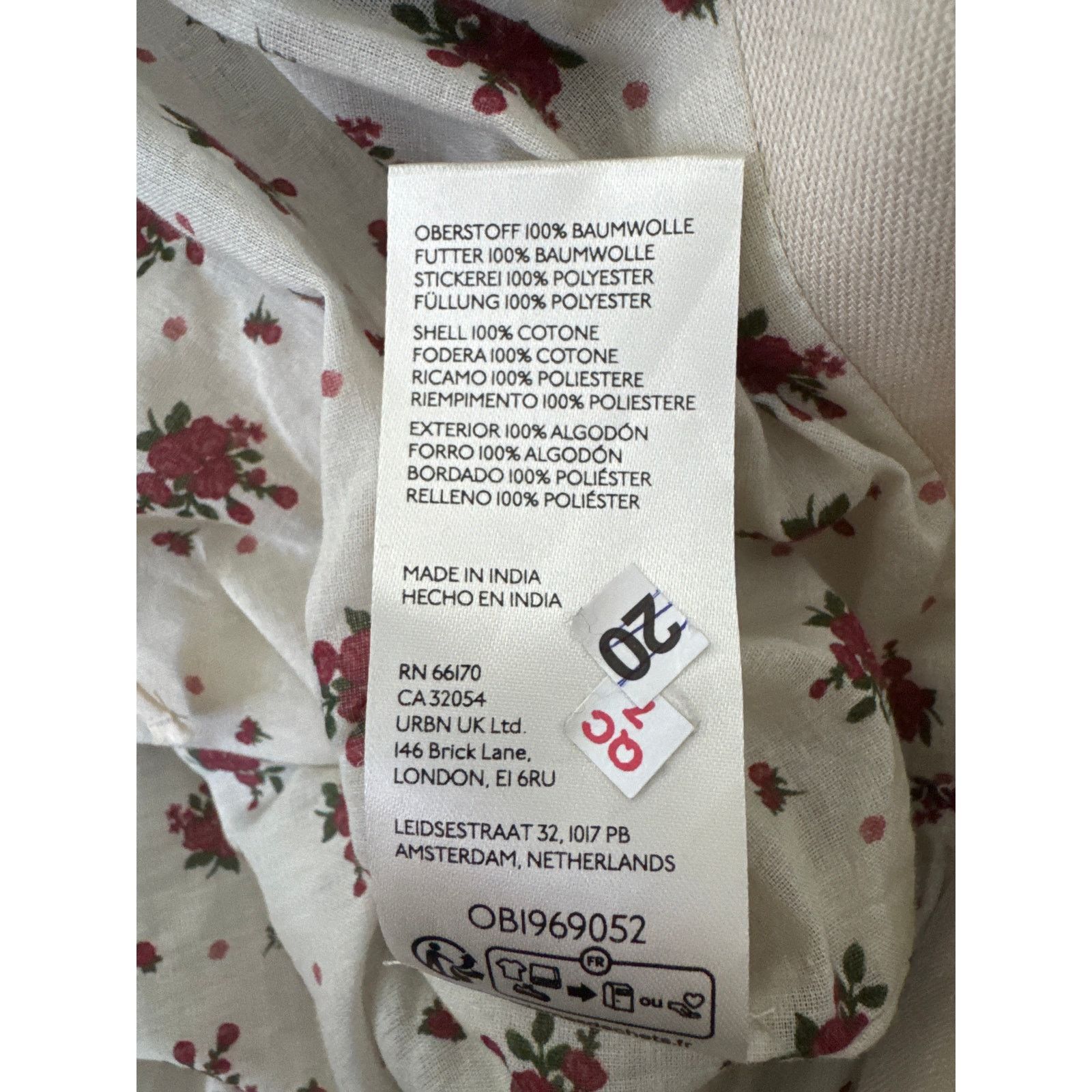 Free People FREE PEOPLE Bali Mabel Embroidered Cotton Jacket Cream Size S / US 4 / IT 40 - 9 Thumbnail
