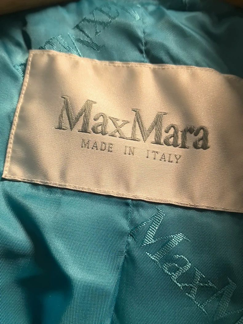 Max Mara Max Mara Tiffany Blue Teddy Coat Size S / US 4 / IT 40 - 2 Thumbnail