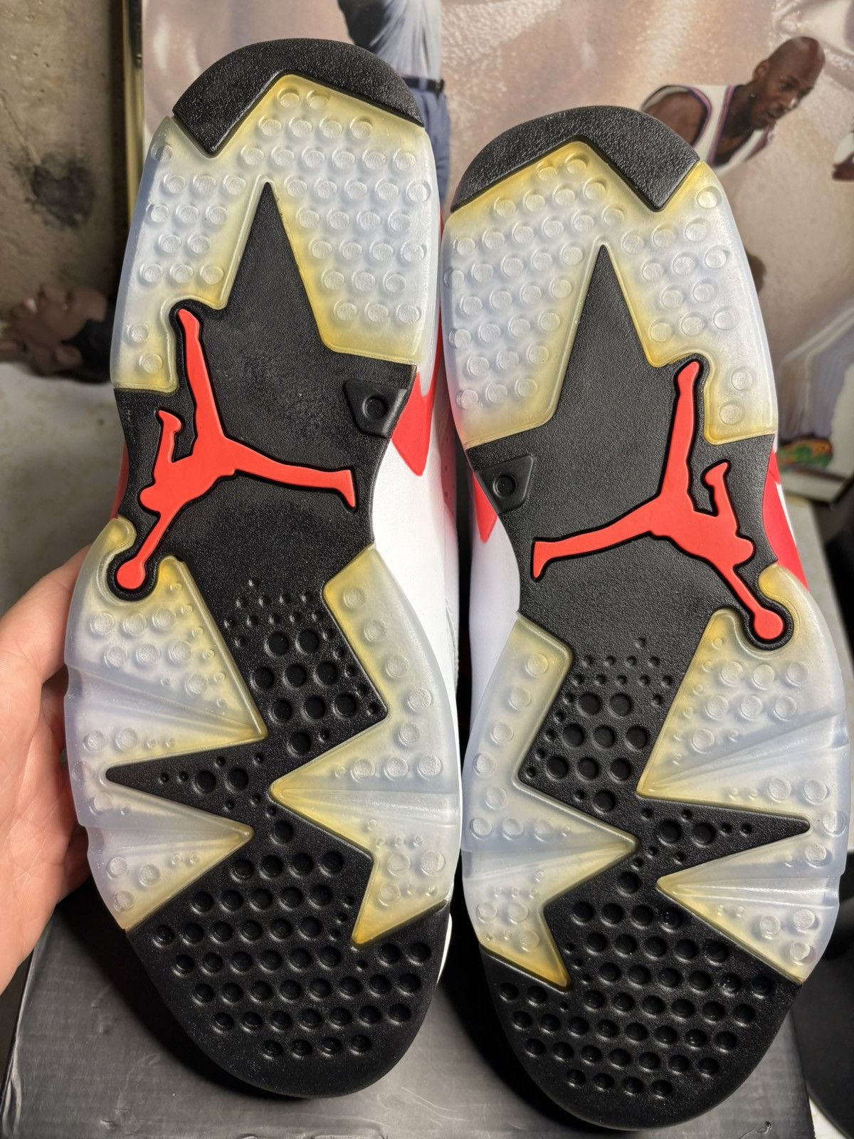 Jordan Brand Air Jordan 6 Retro 2014 when Infrared 2014 Size US 12 / EU 45 - 5 Thumbnail