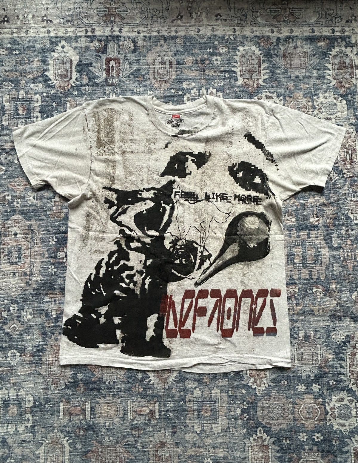 Vintage Vintage Blank Custom Deftones Graphic Tee Size US L / EU 52-54 / 3 - 1 Thumbnail