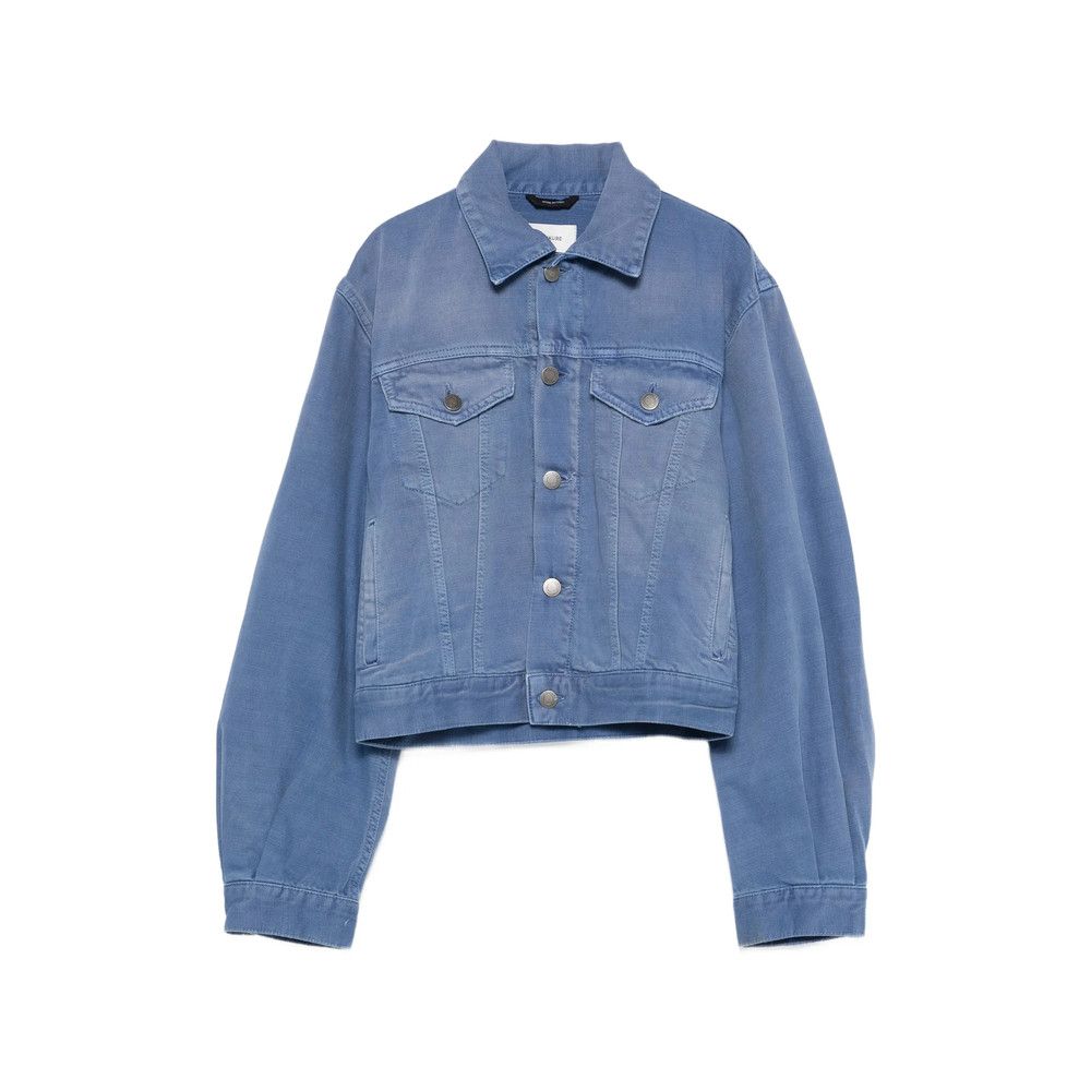 Haikure Haikure BLUE Jackets - Denim Jackets Size XS / US 0-2 / IT 36-38 - 1 Thumbnail