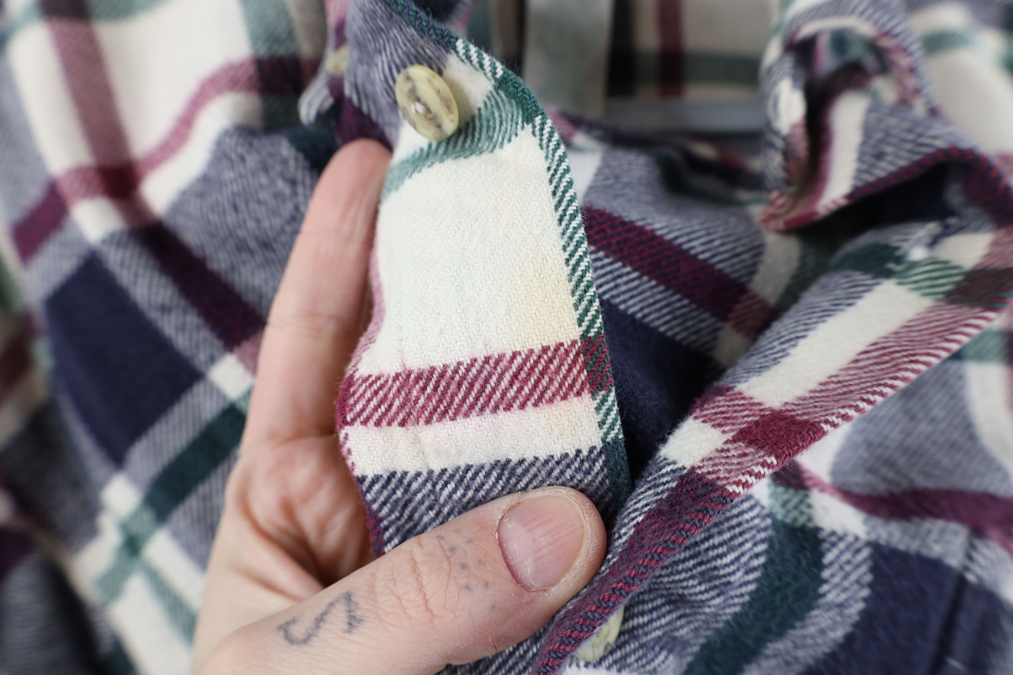 Vintage Vintage 90s Streetwear Flannel Collared Button Down Shirt Size US M / EU 48-50 / 2 - 5 Thumbnail