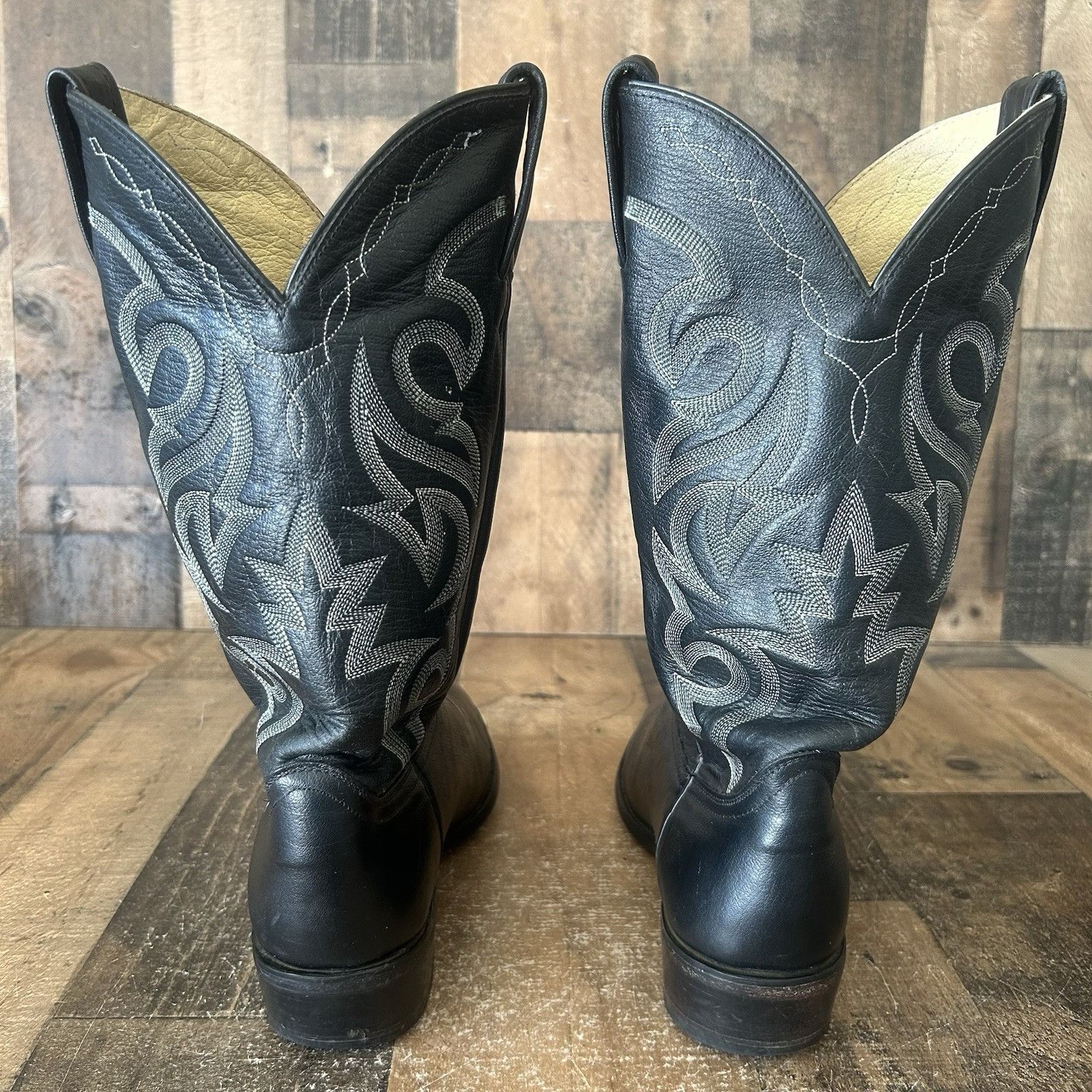 Dan Post Dan Post 2110 R Classic Black Western Cowboy Boots Mens 11 D Size US 11 / EU 44 - 9 Thumbnail