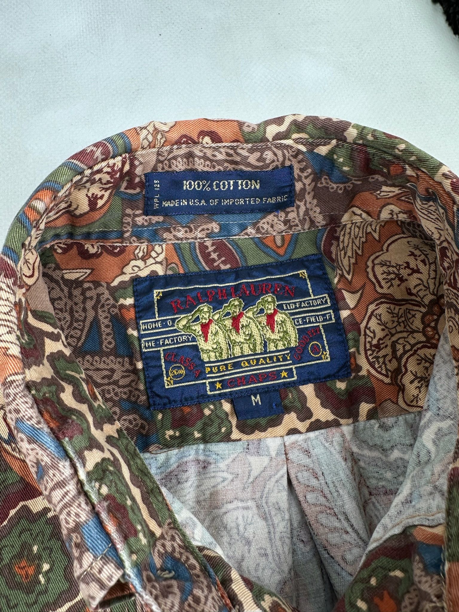 Japanese Brand Ralph Lauren USA Navajo Art OVP Button Shirt Size US M / EU 48-50 / 2 - 4 Thumbnail