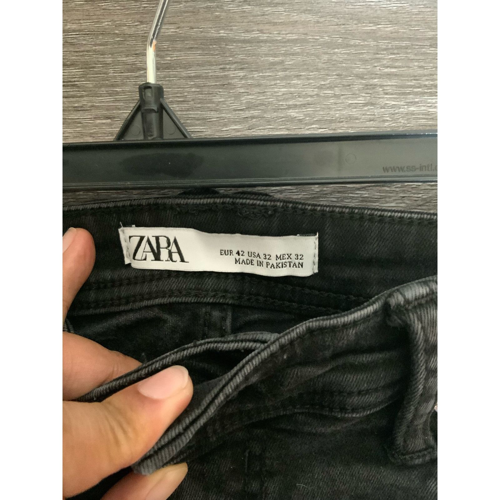 Zara Zara Skinny Black Women Jeans Pants Size 32 - USED Size 32" / US 10 / IT 46 - 6 Thumbnail