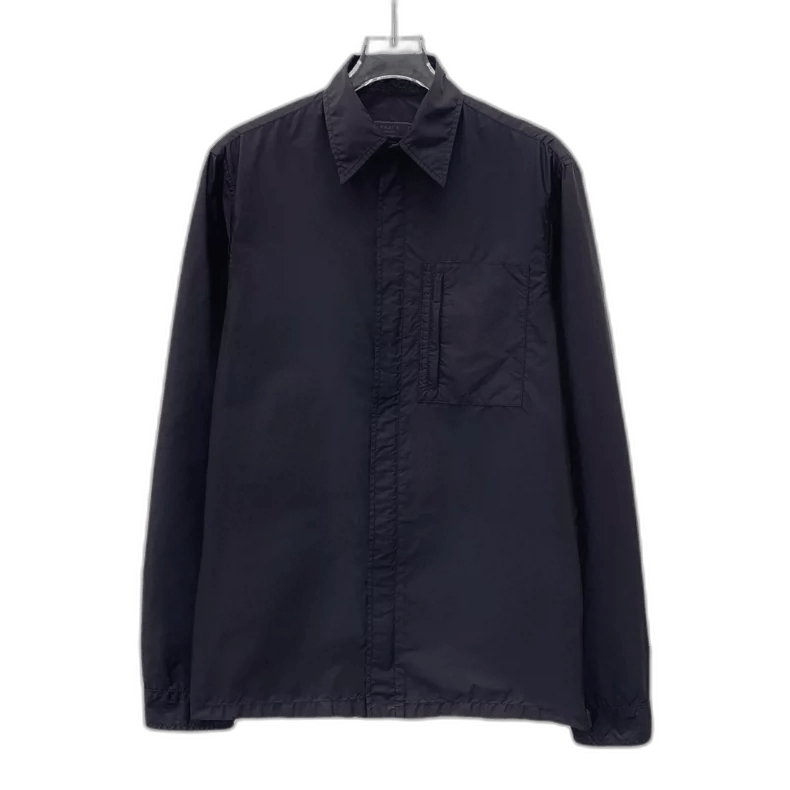 Prada Black Pocket Long Sleeve Jacket