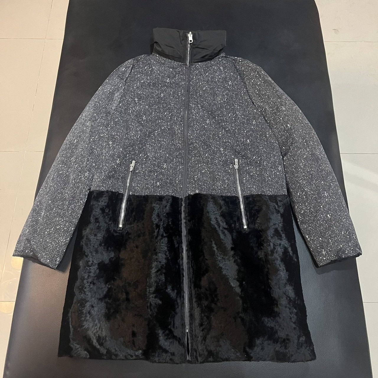 Japanese Brand DES PRES Fur Reversible Coat Jacket Size S / US 4 / IT 40 - 3 Thumbnail