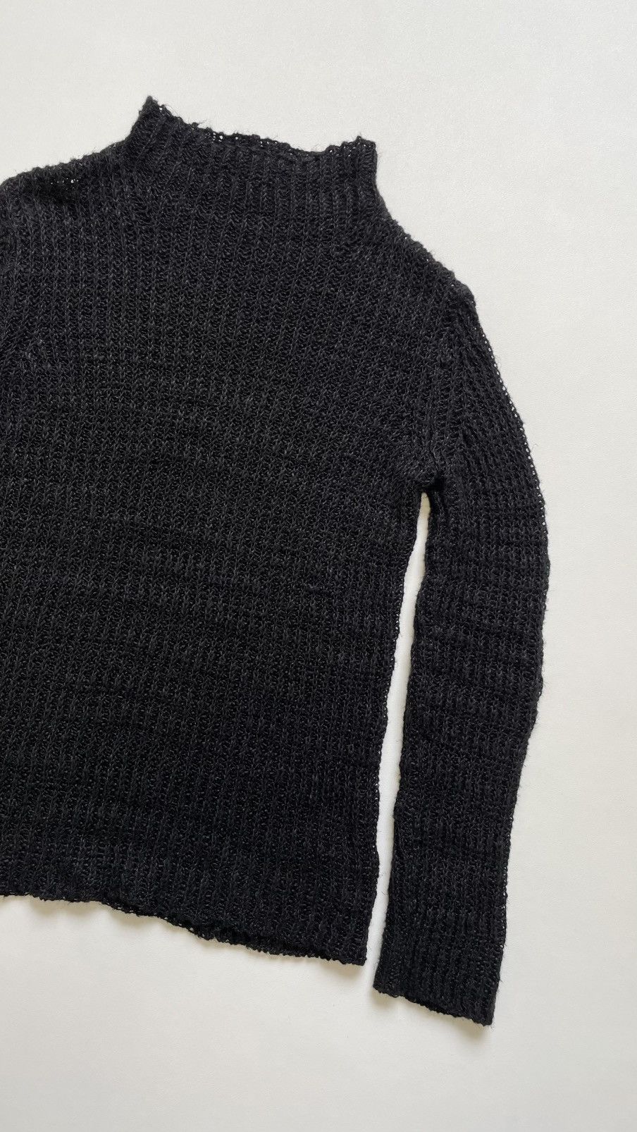 Dries Van Noten ‘Milla’ Black Cobweb Weave Sweater Size US M / EU 48-50 / 2 - 7 Thumbnail