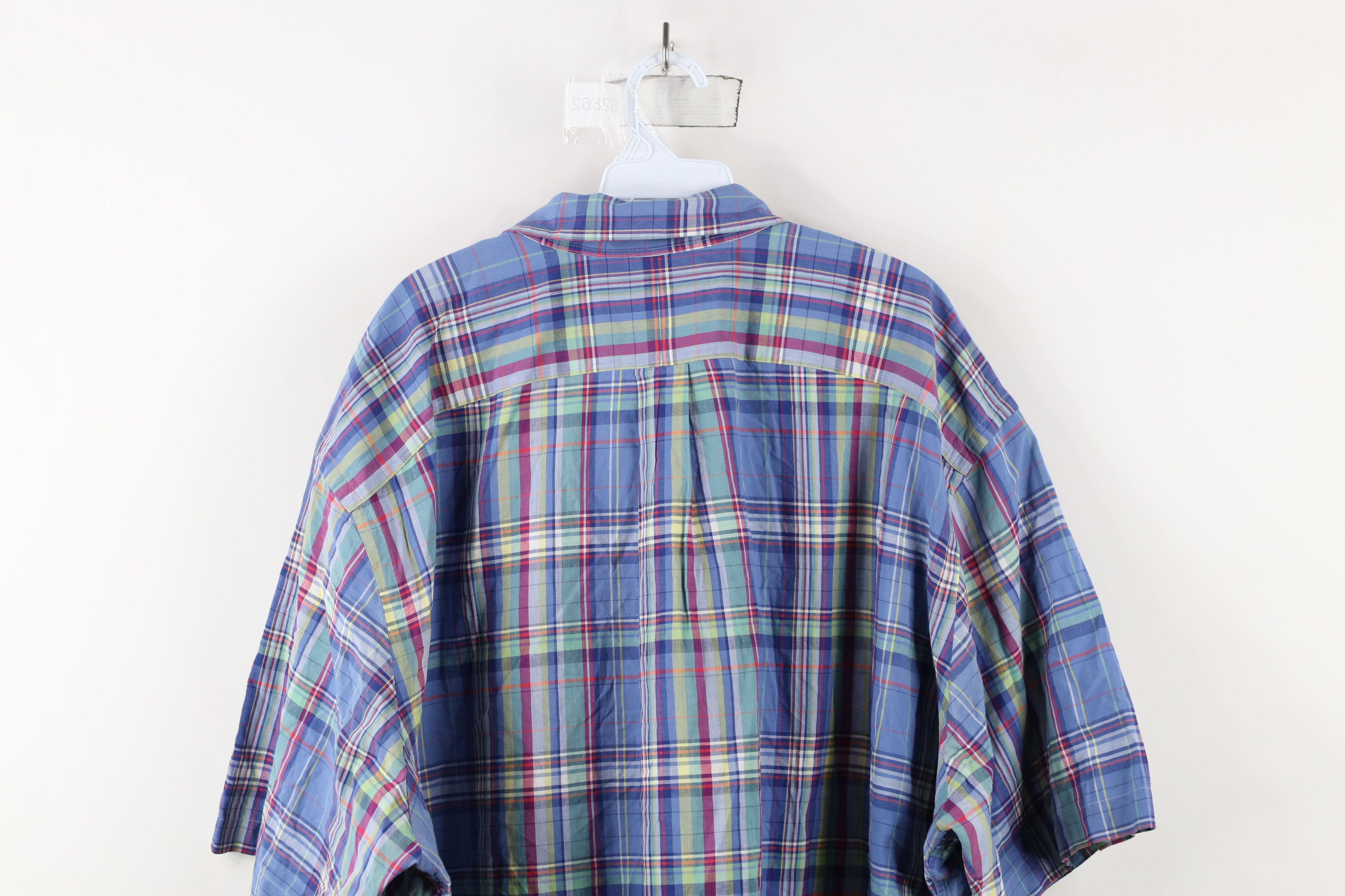 Polo Ralph Lauren Vintage 90s Ralph Lauren Plaid Button Down Shirt Cotton Size US XXL / EU 58 / 5 - 10 Thumbnail